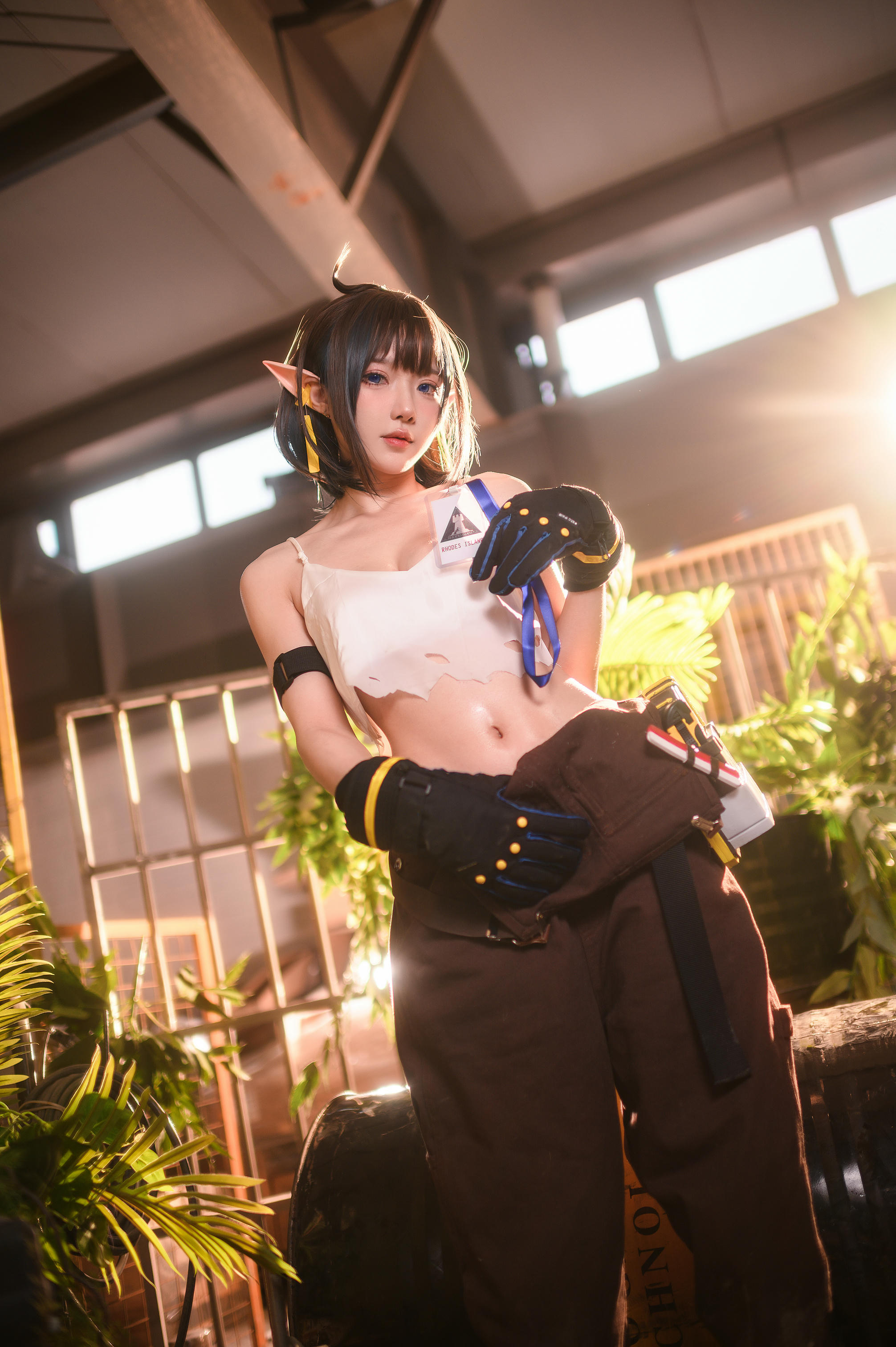 阿包也是兔娘 NO.051 6月舰长 明日方舟 森蚺 [33P+507MB]_第1集