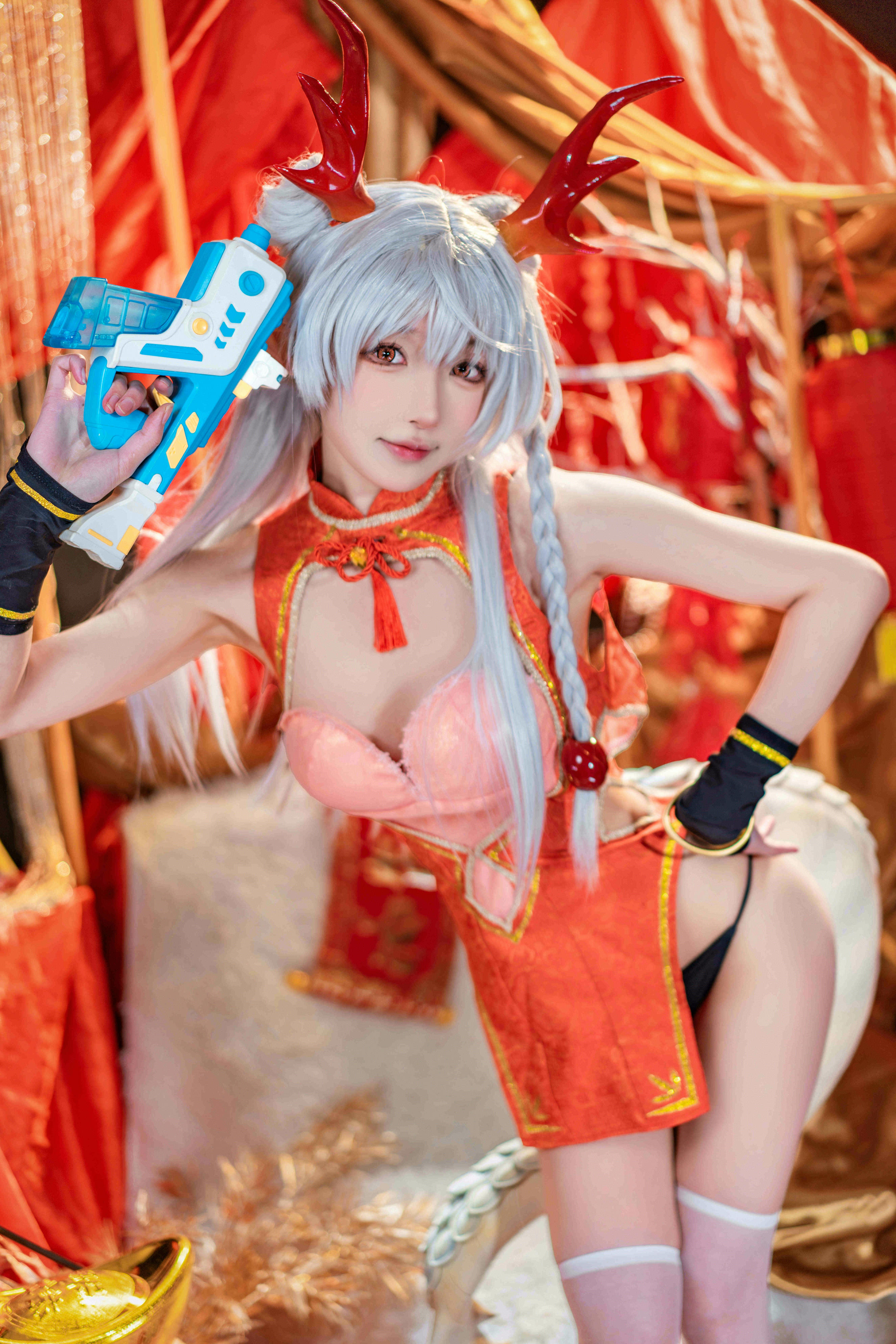 阿包也是兔娘 NO.086 新春贺图 龙妹[44P-1V-783.2M]_第1集