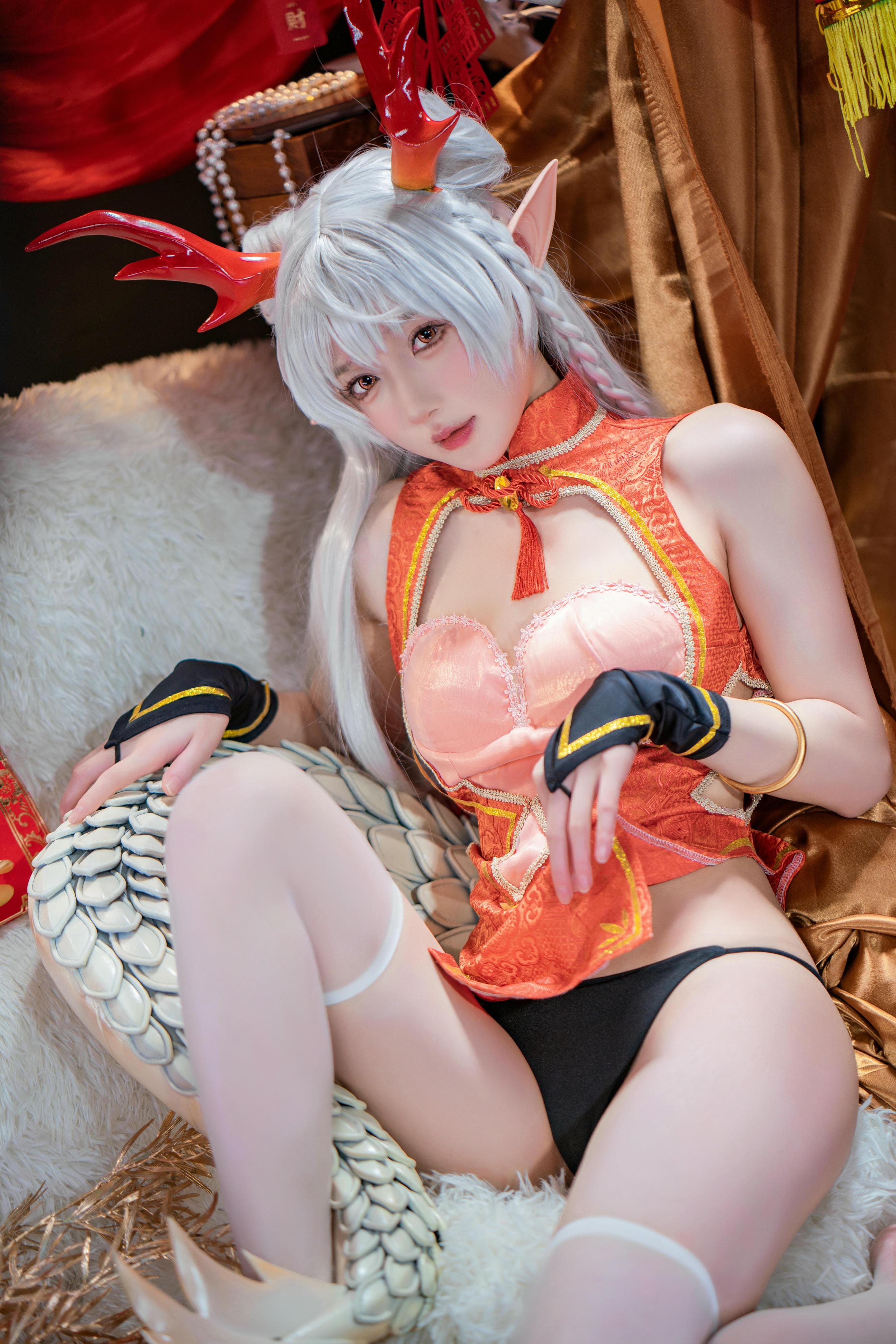 阿包也是兔娘 NO.086 新春贺图 龙妹[44P-1V-783.2M]_第2集