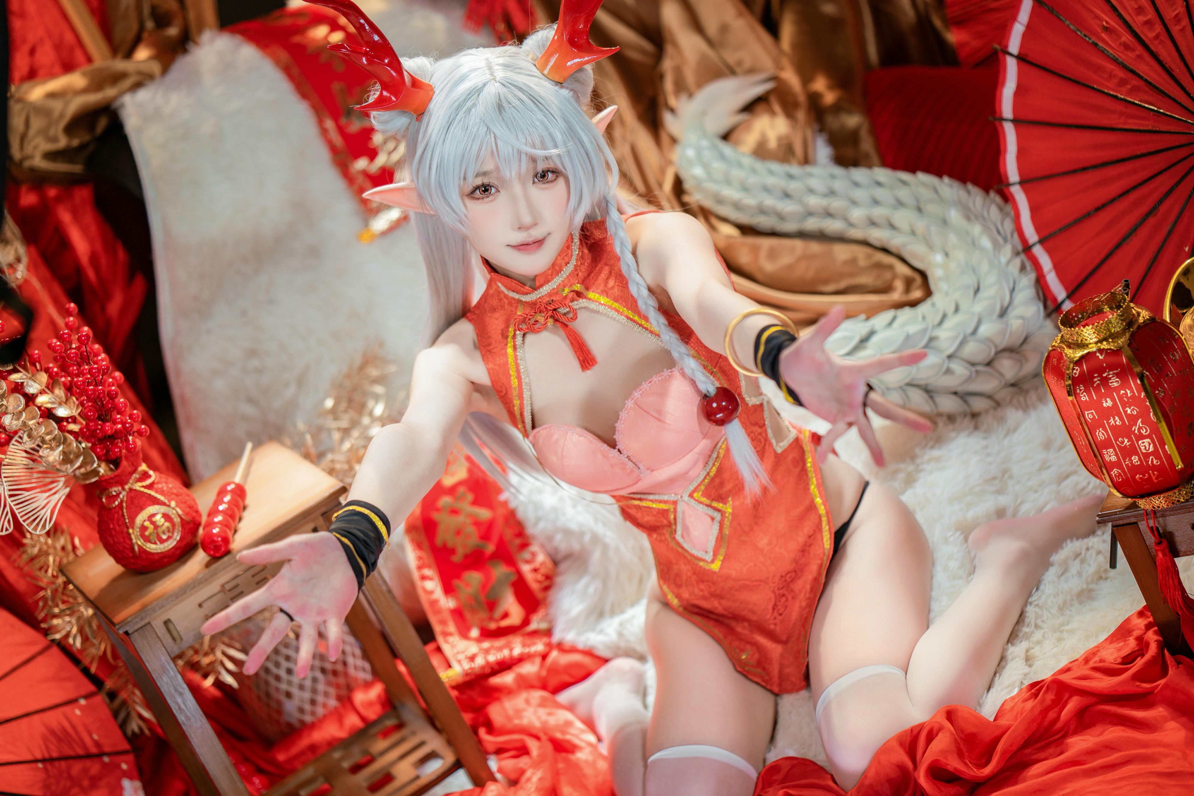 阿包也是兔娘 NO.086 新春贺图 龙妹[44P-1V-783.2M]_第3集