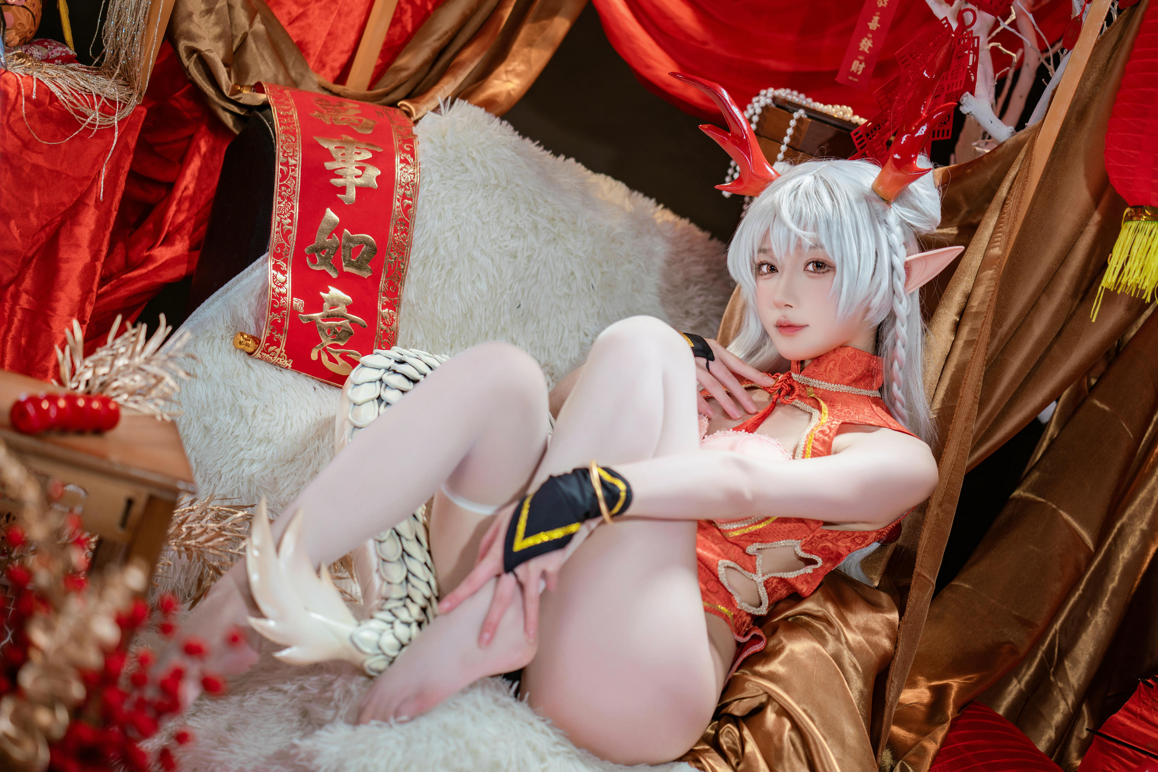 阿包也是兔娘 NO.086 新春贺图 龙妹[44P-1V-783.2M]_第3集