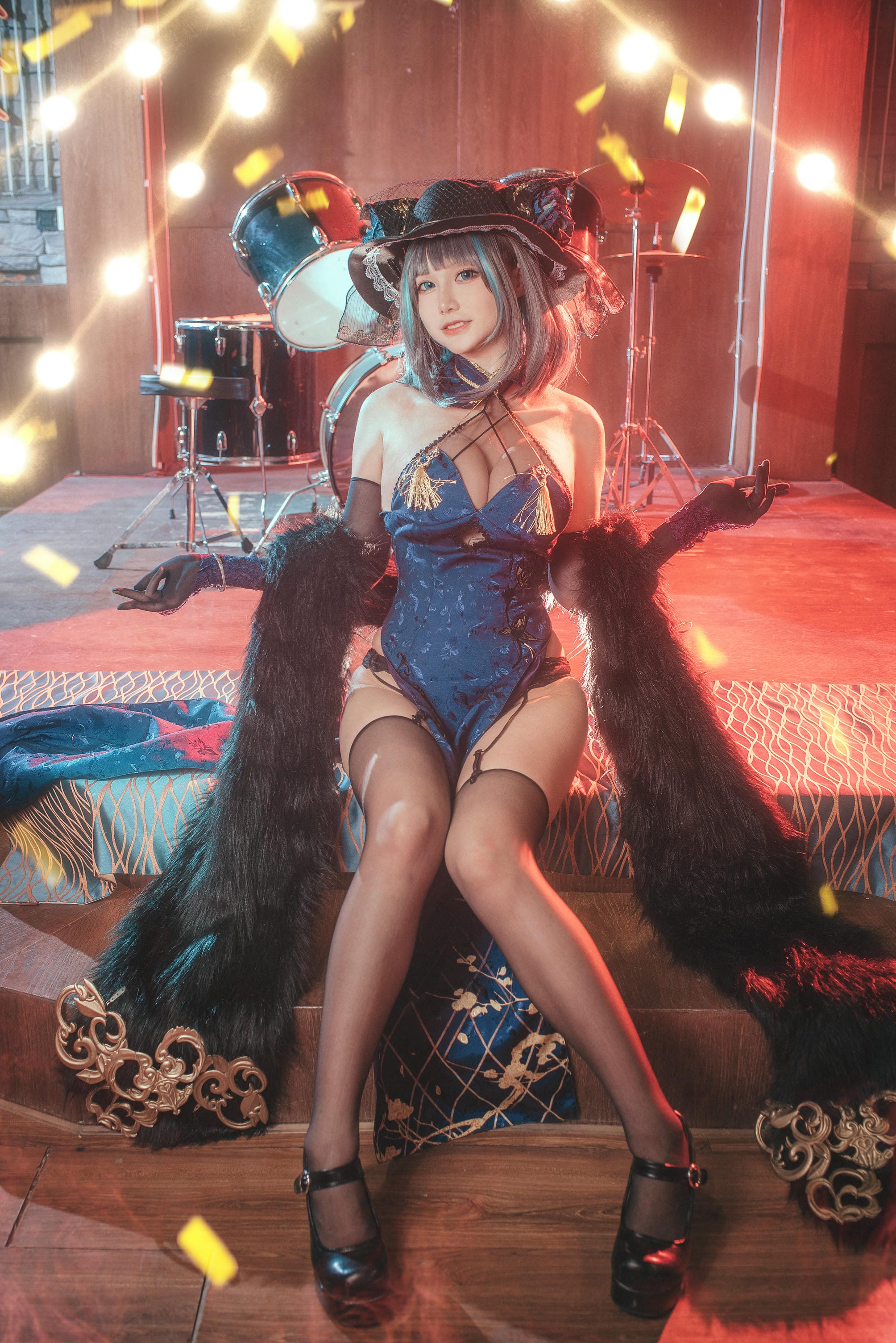 仙九Airi NO.014 柴郡旗袍 [22P-369MB]_第1集