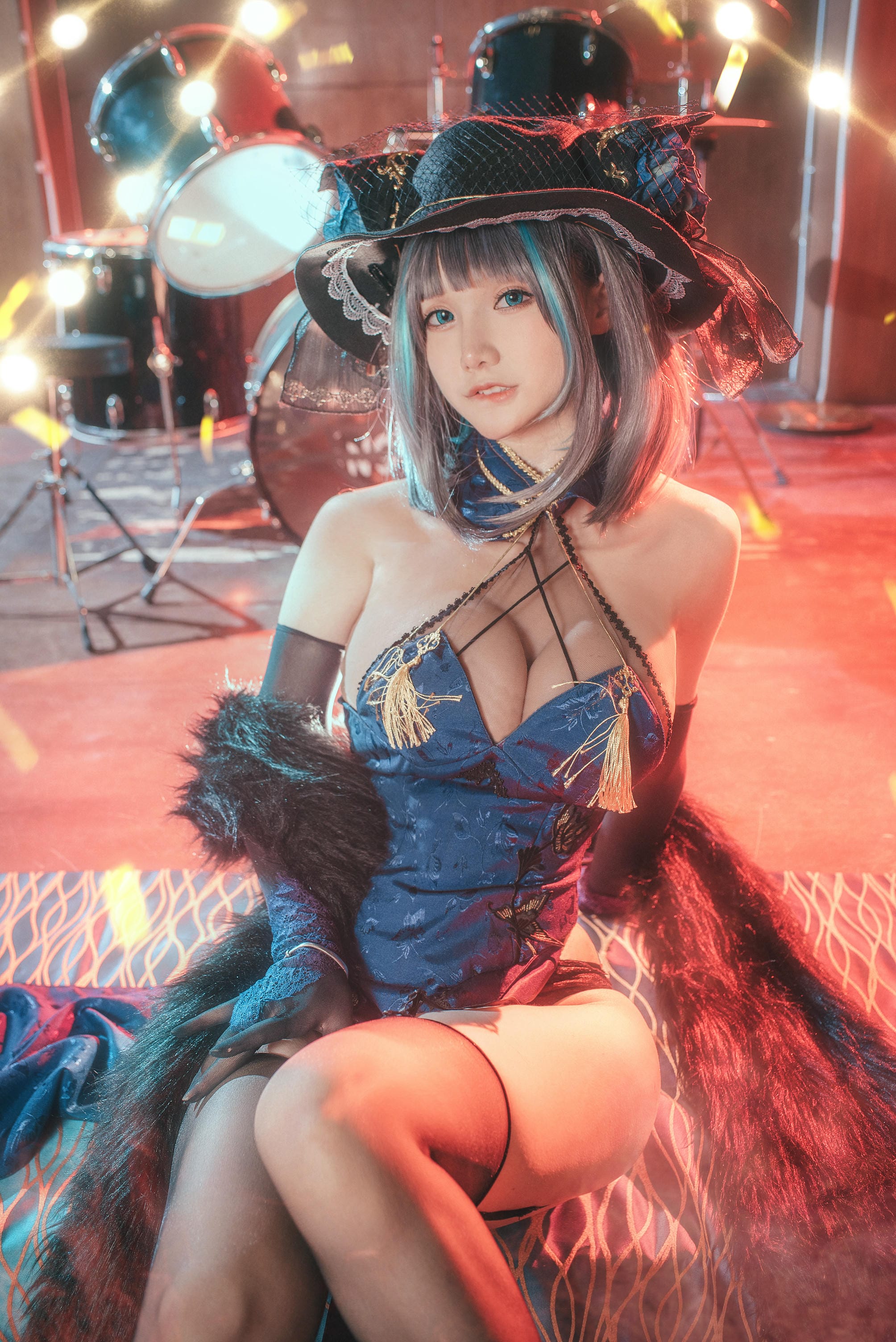 仙九Airi NO.014 柴郡旗袍 [22P-369MB]_第1集