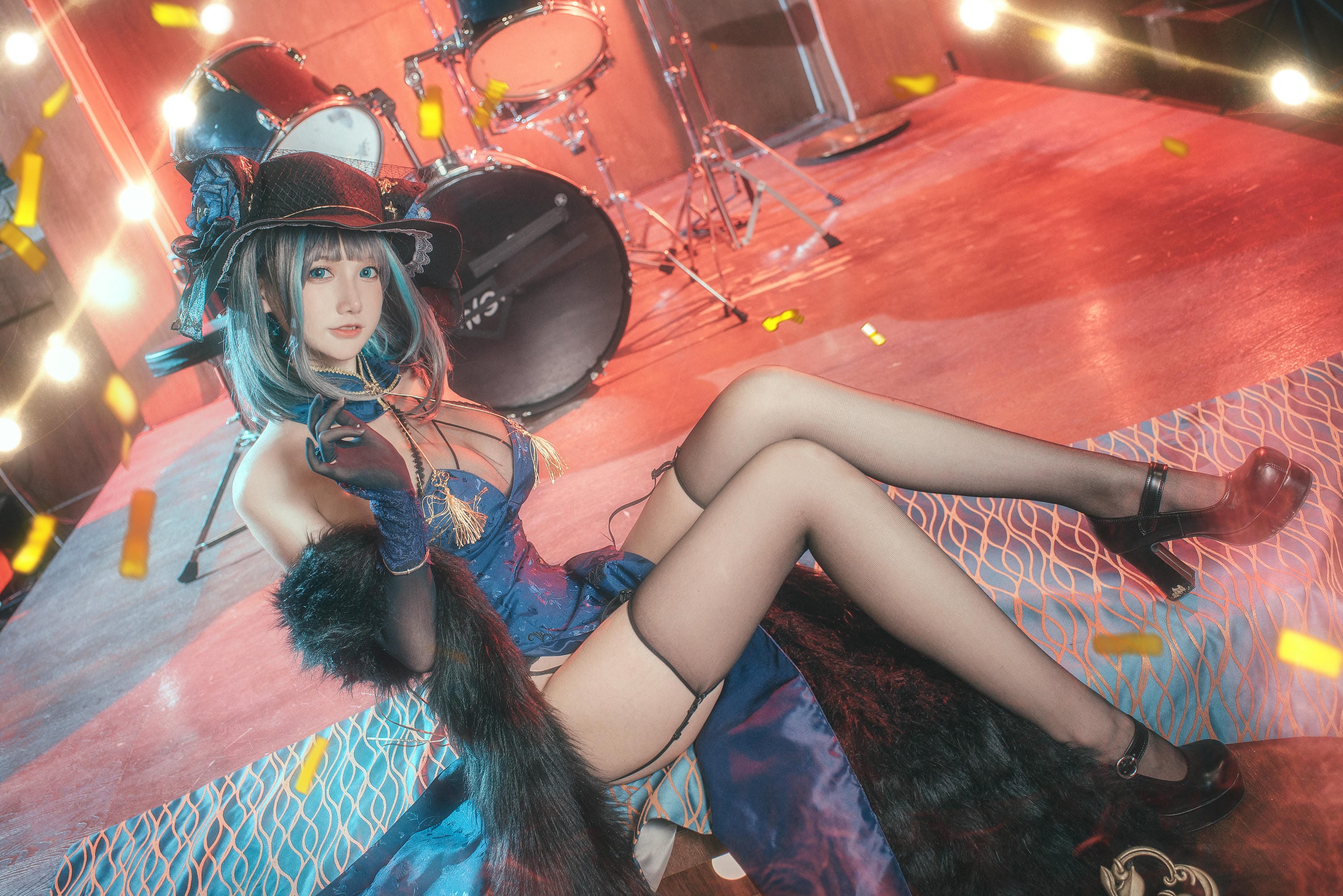 仙九Airi NO.014 柴郡旗袍 [22P-369MB]_第1集