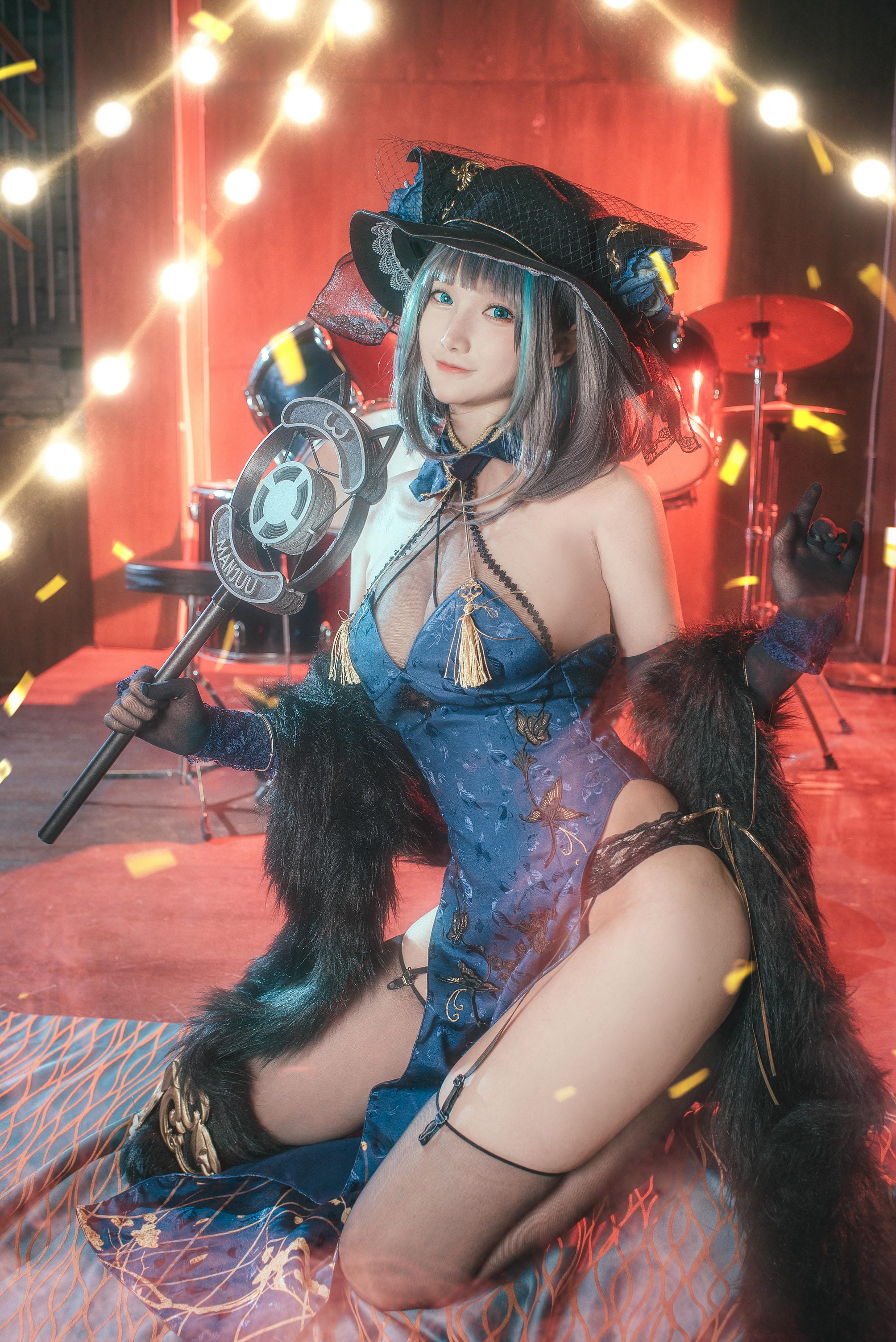 仙九Airi NO.014 柴郡旗袍 [22P-369MB]_第1集