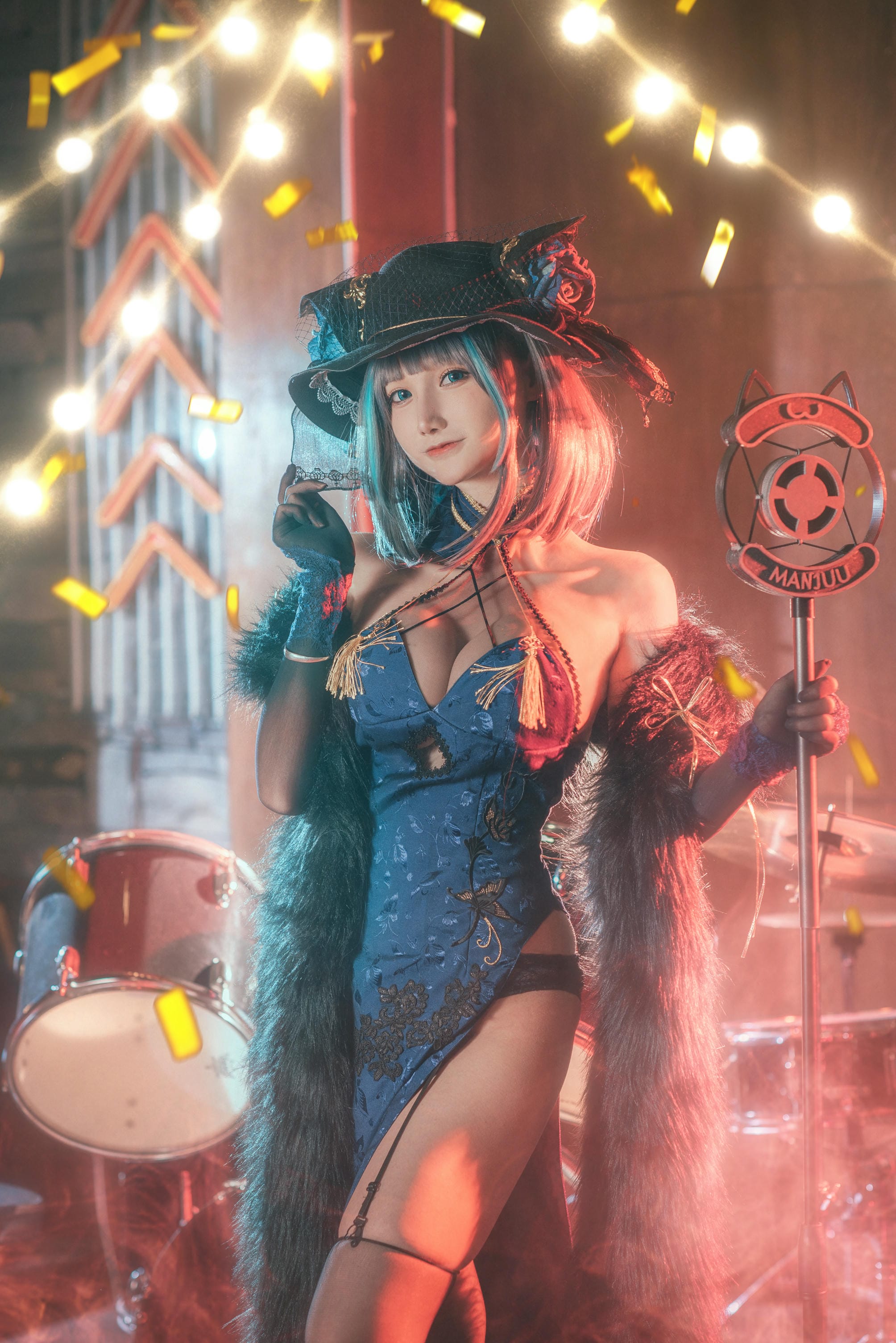 仙九Airi NO.014 柴郡旗袍 [22P-369MB]_第1集