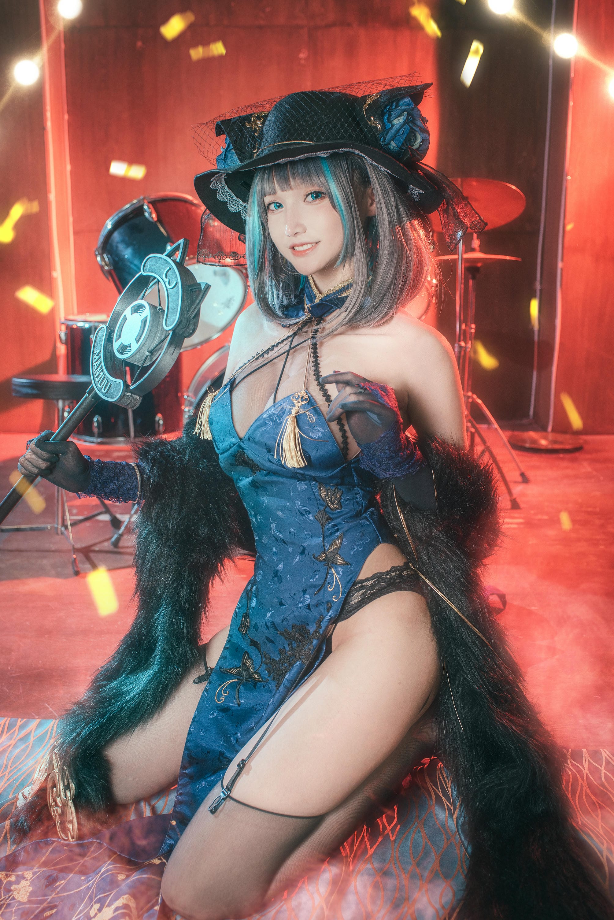 仙九Airi NO.014 柴郡旗袍 [22P-369MB]_第1集