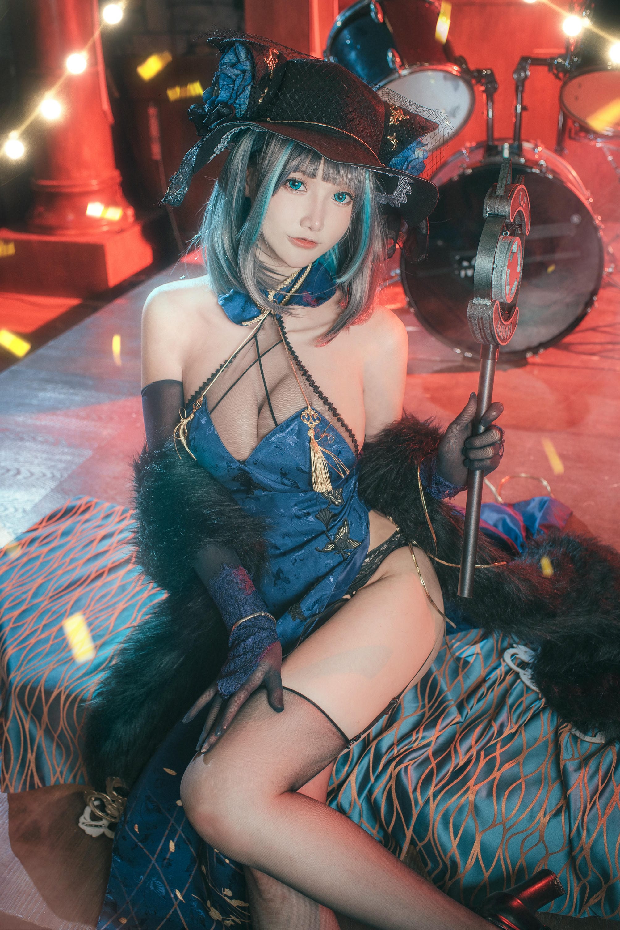 仙九Airi NO.014 柴郡旗袍 [22P-369MB]_第2集