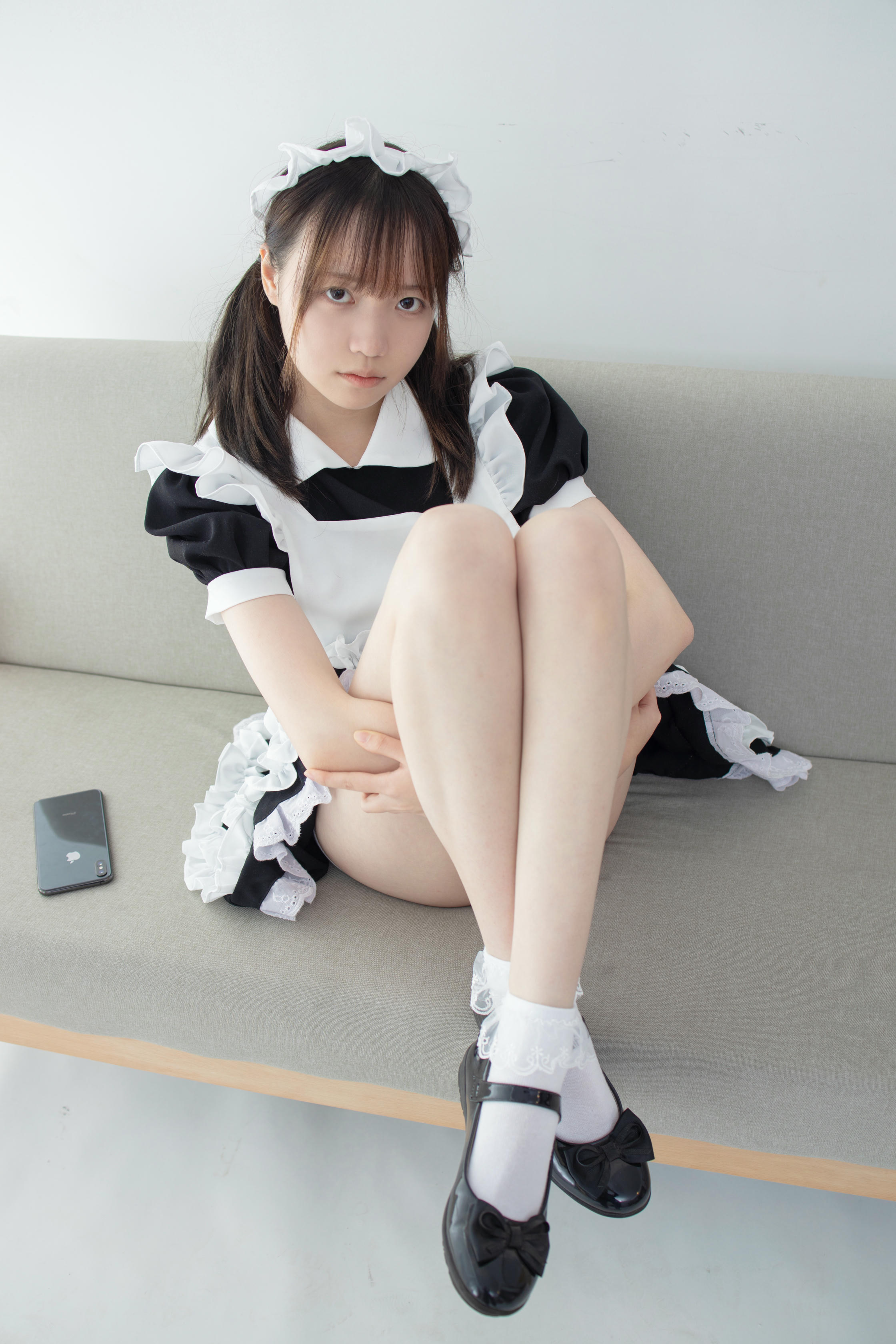 森萝财团 JKFUN-051 Aika 百圆定制2-2 蕾丝花边短袜女仆 [32P+1V-2.06G]_第1集