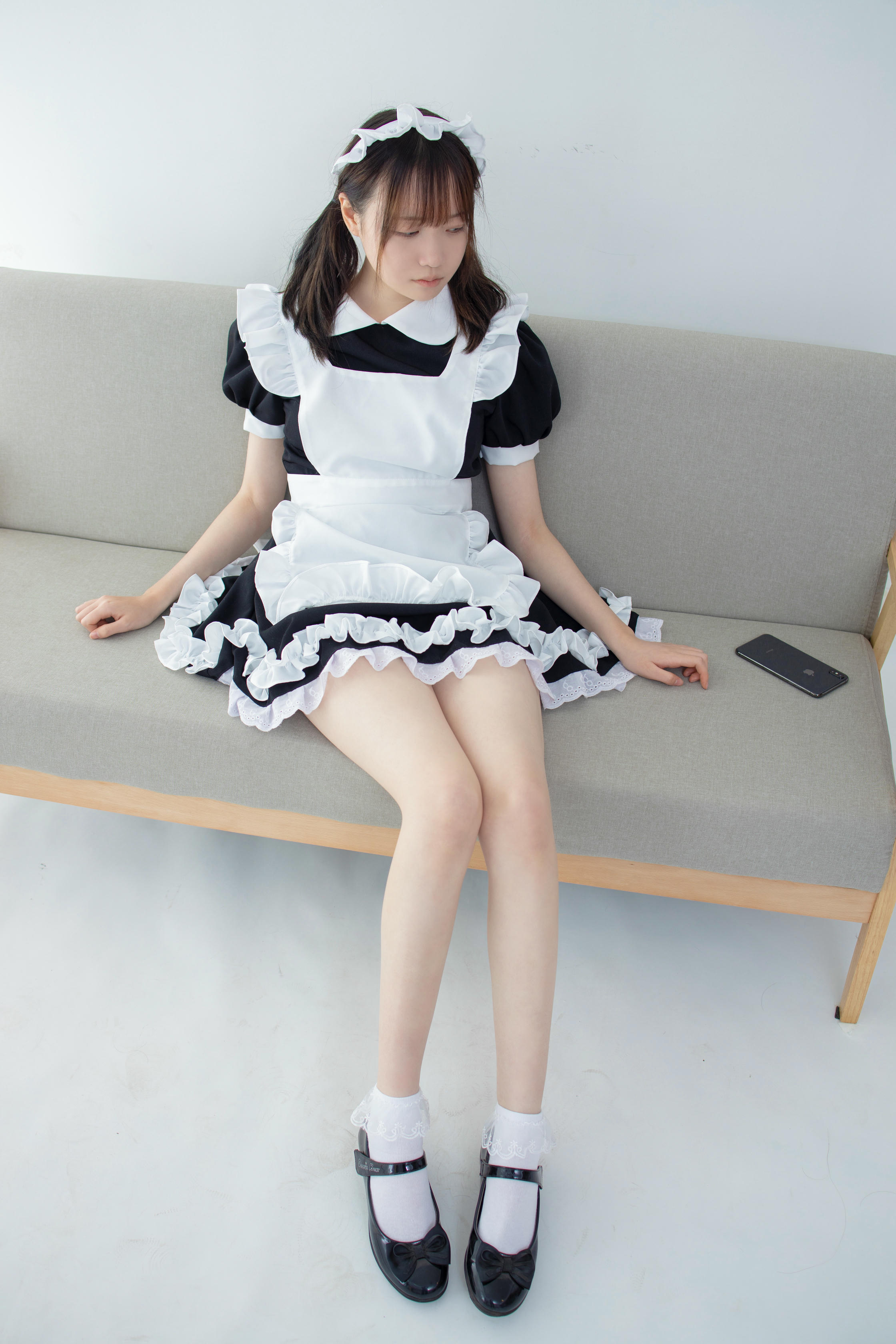 森萝财团 JKFUN-051 Aika 百圆定制2-2 蕾丝花边短袜女仆 [32P+1V-2.06G]_第1集