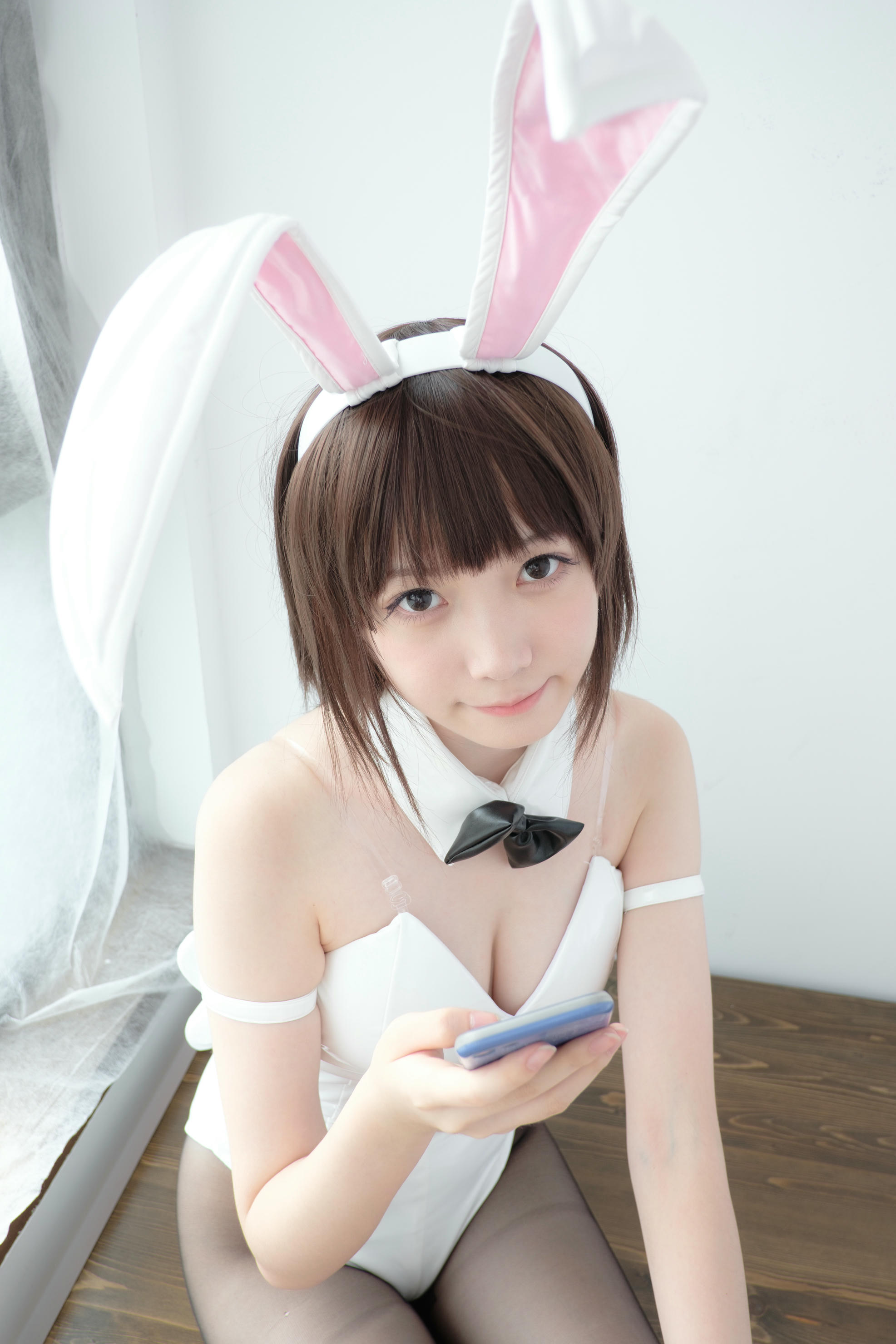 森萝财团 LOVEPLUS-001 黑丝网袜兔女郎 [148P2V-3.22GB]_第8集