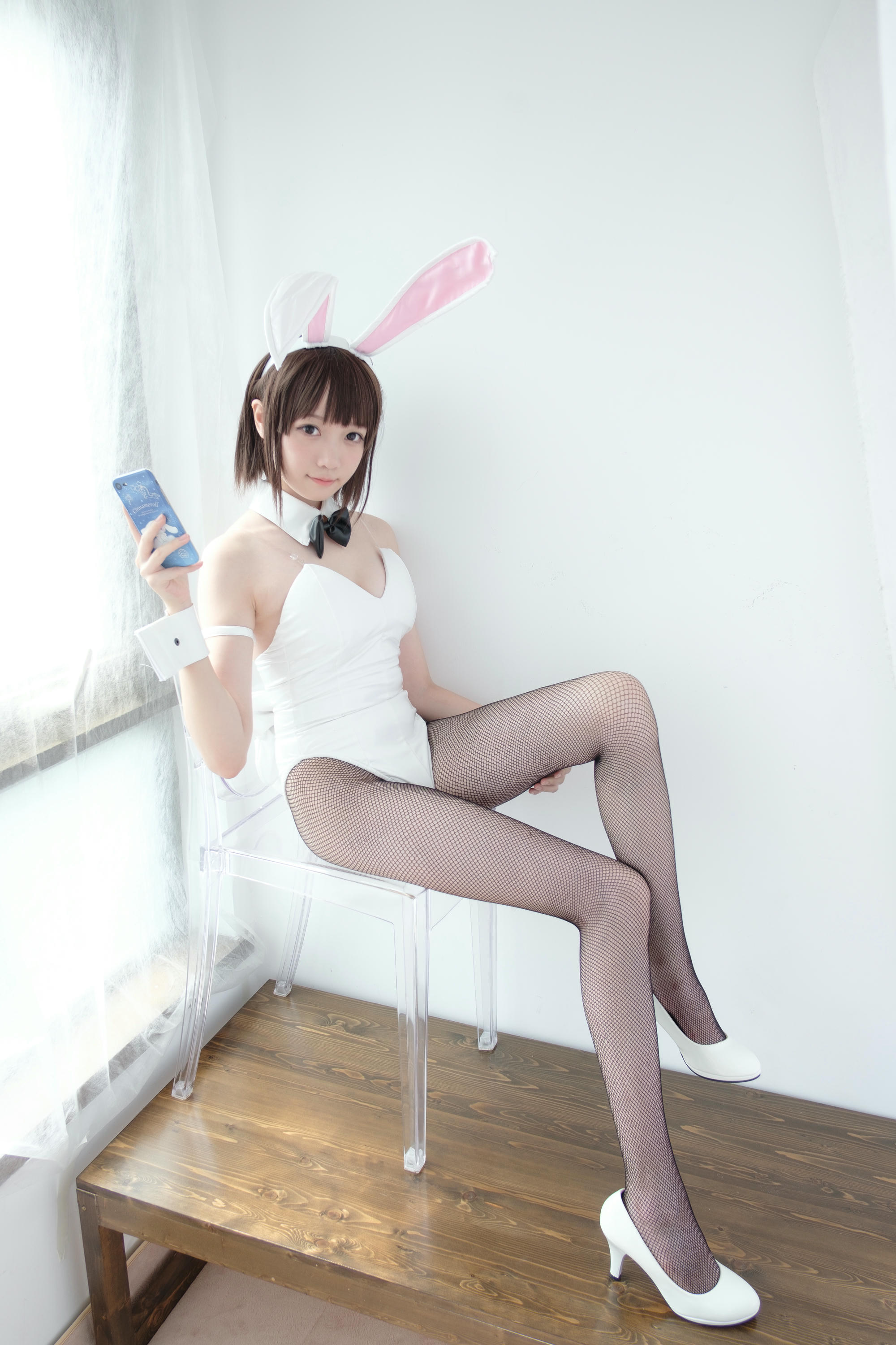 森萝财团 LOVEPLUS-001 黑丝网袜兔女郎 [148P2V-3.22GB]_第4集