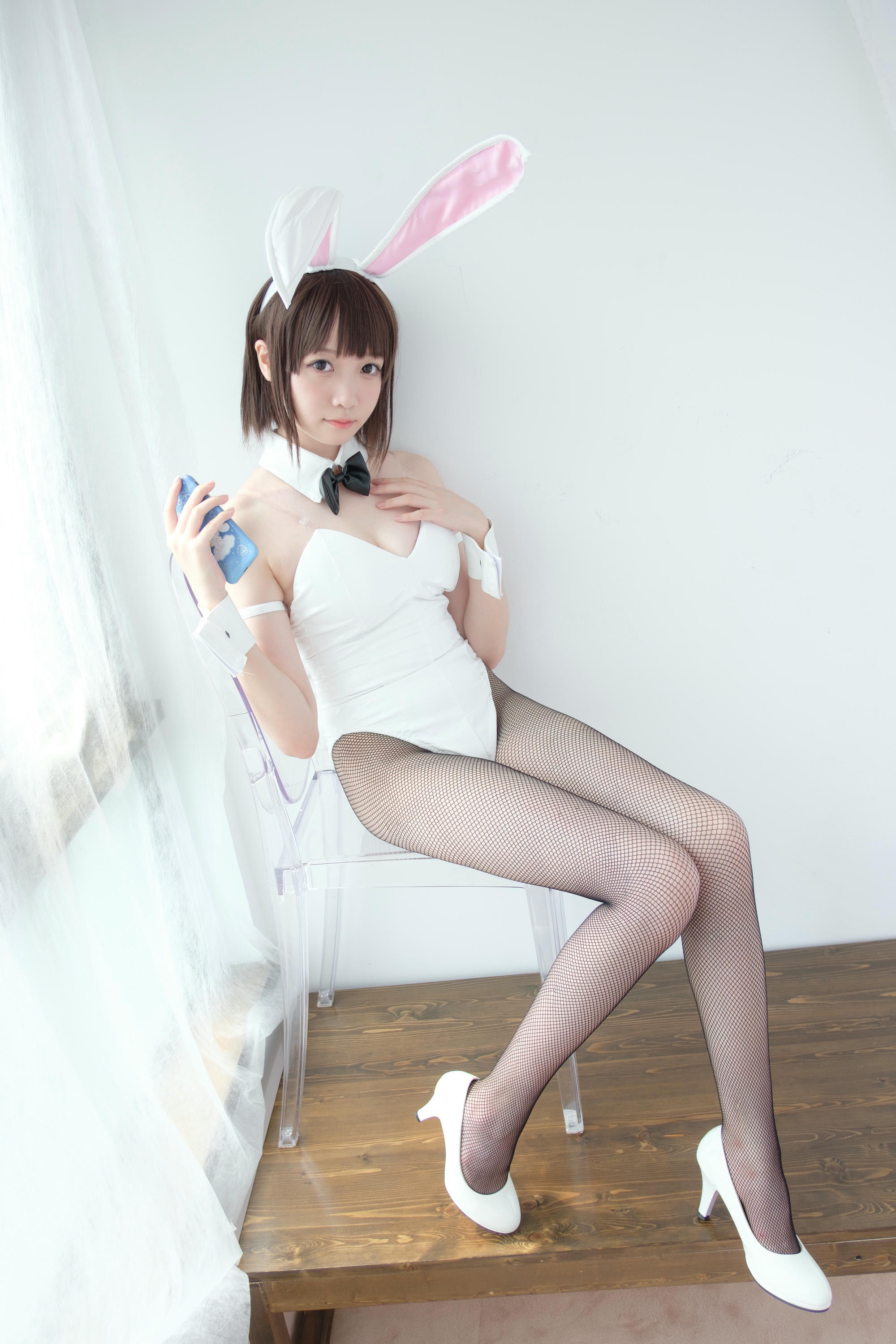 森萝财团 LOVEPLUS-001 黑丝网袜兔女郎 [148P2V-3.22GB]_第4集
