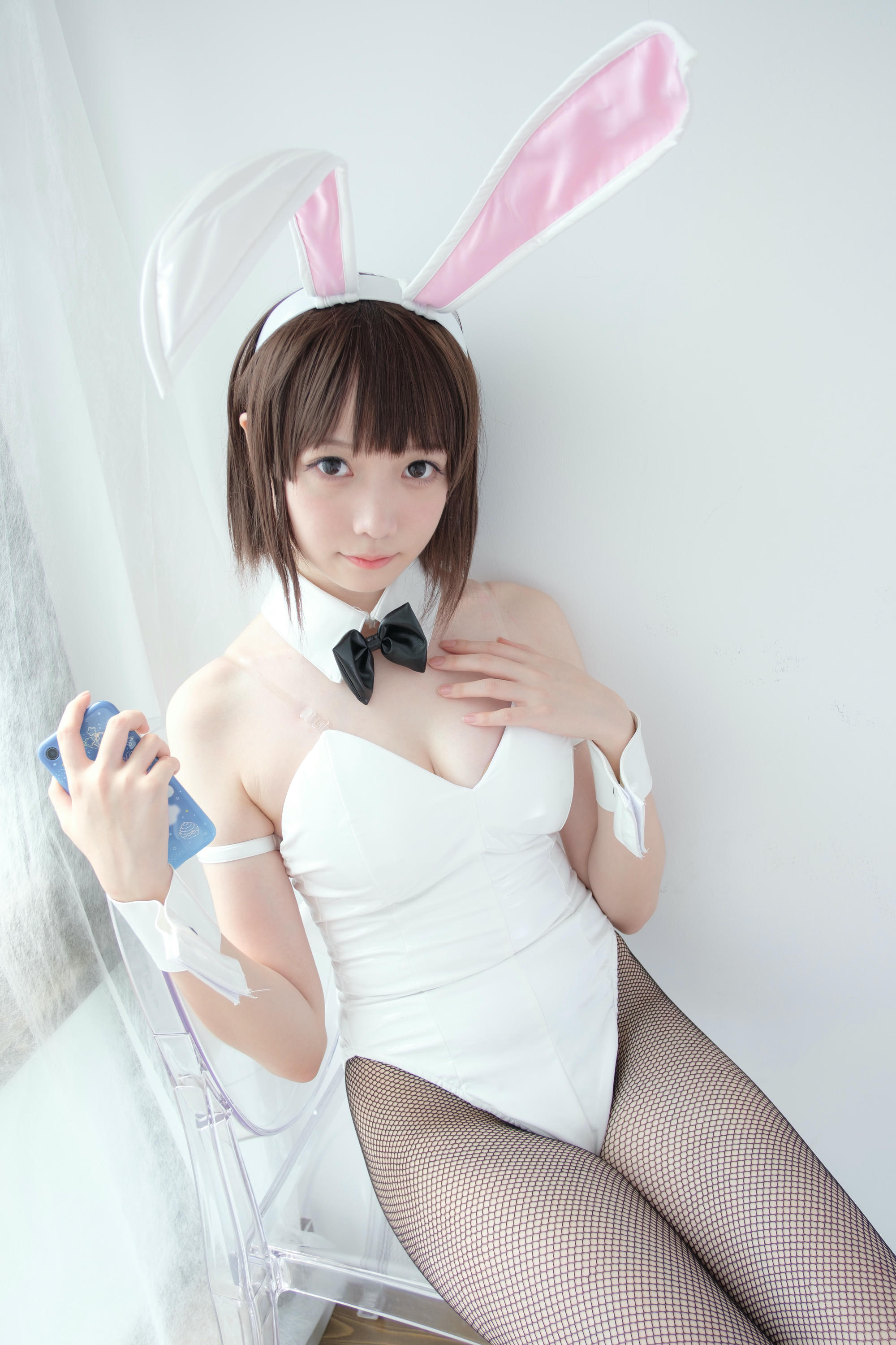 森萝财团 LOVEPLUS-001 黑丝网袜兔女郎 [148P2V-3.22GB]_第4集