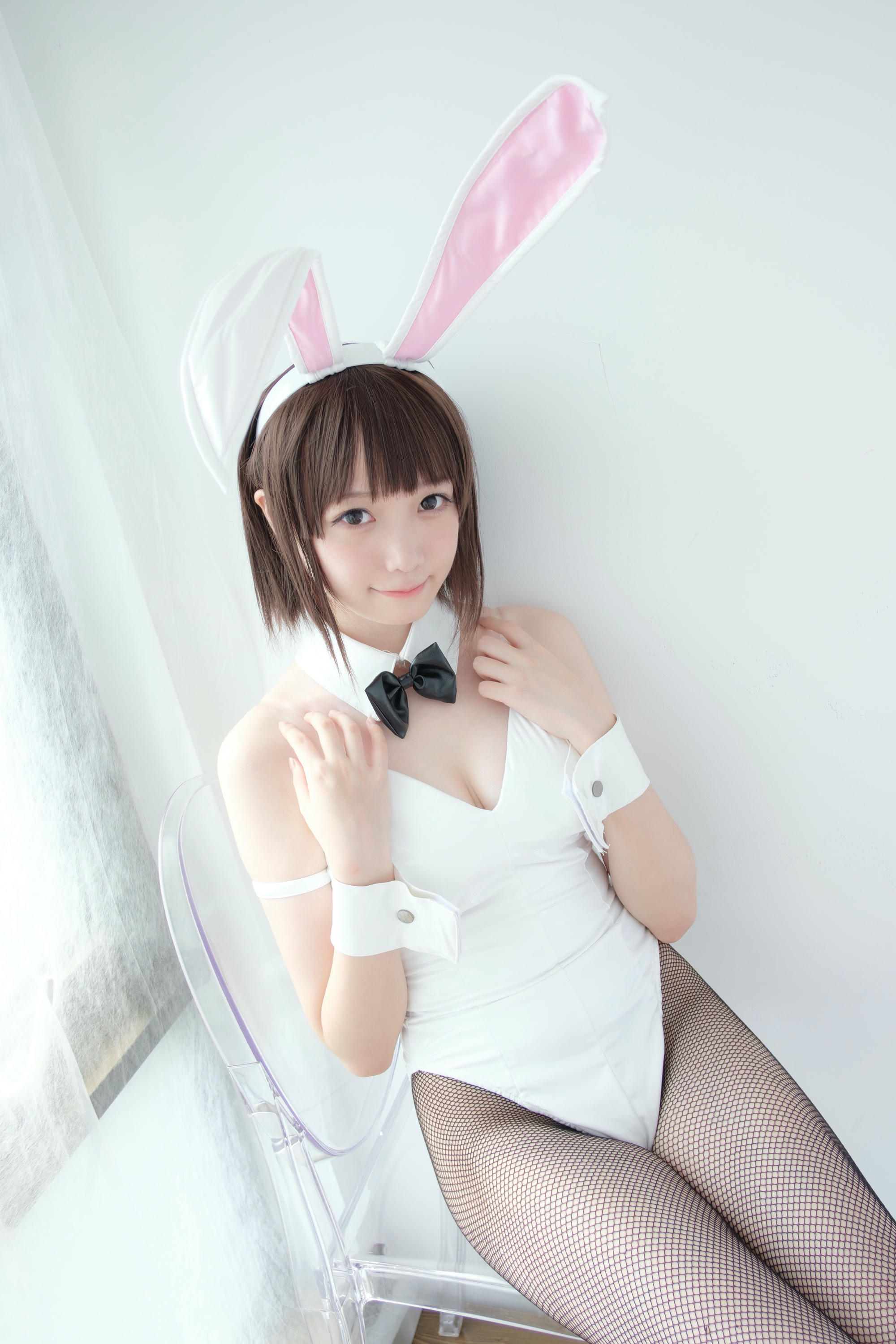 森萝财团 LOVEPLUS-001 黑丝网袜兔女郎 [148P2V-3.22GB]_第4集