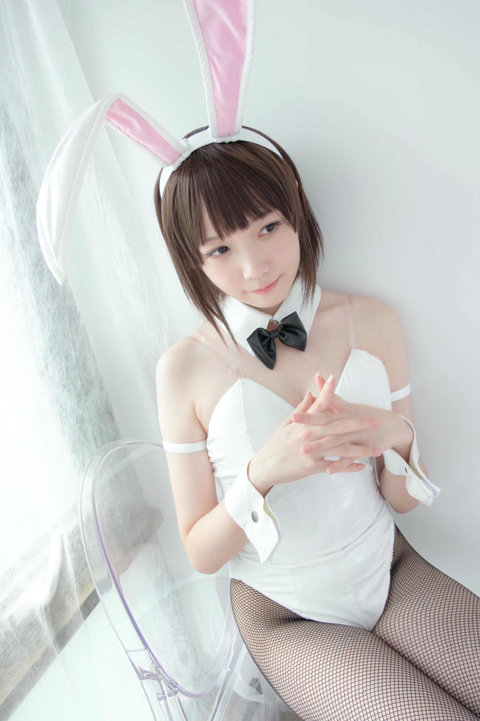 森萝财团 LOVEPLUS-001 黑丝网袜兔女郎 [148P2V-3.22GB]_第4集