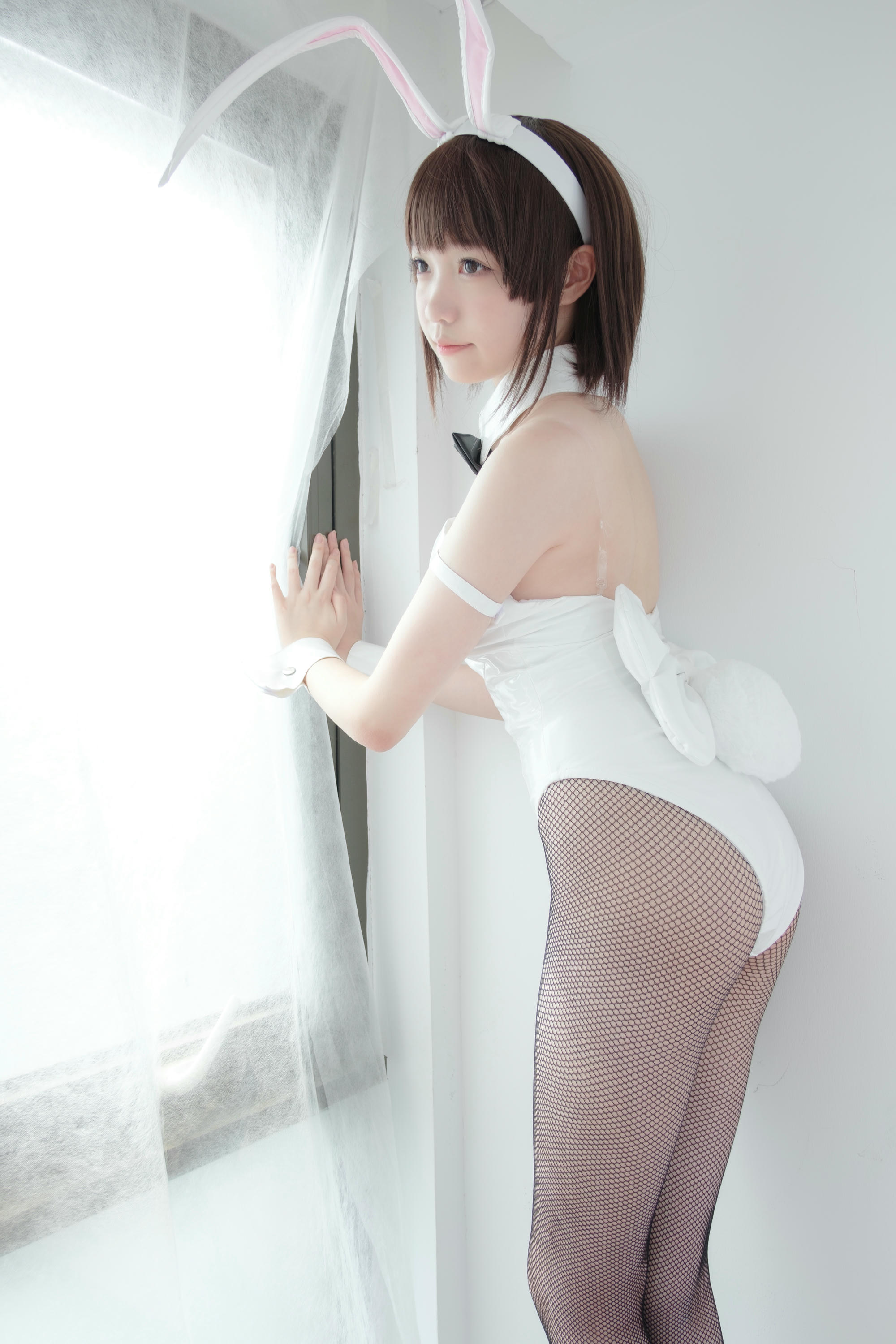 森萝财团 LOVEPLUS-001 黑丝网袜兔女郎 [148P2V-3.22GB]_第4集