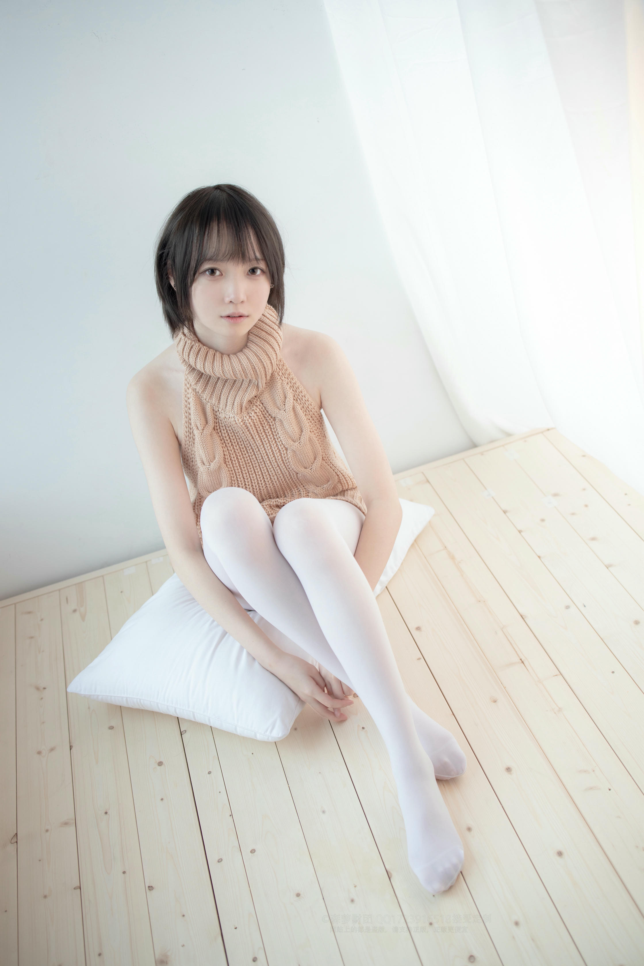 森萝财团 LOVEPLUS-004 露背毛衣80D白丝 [97P1V-2.40GB]_第4集