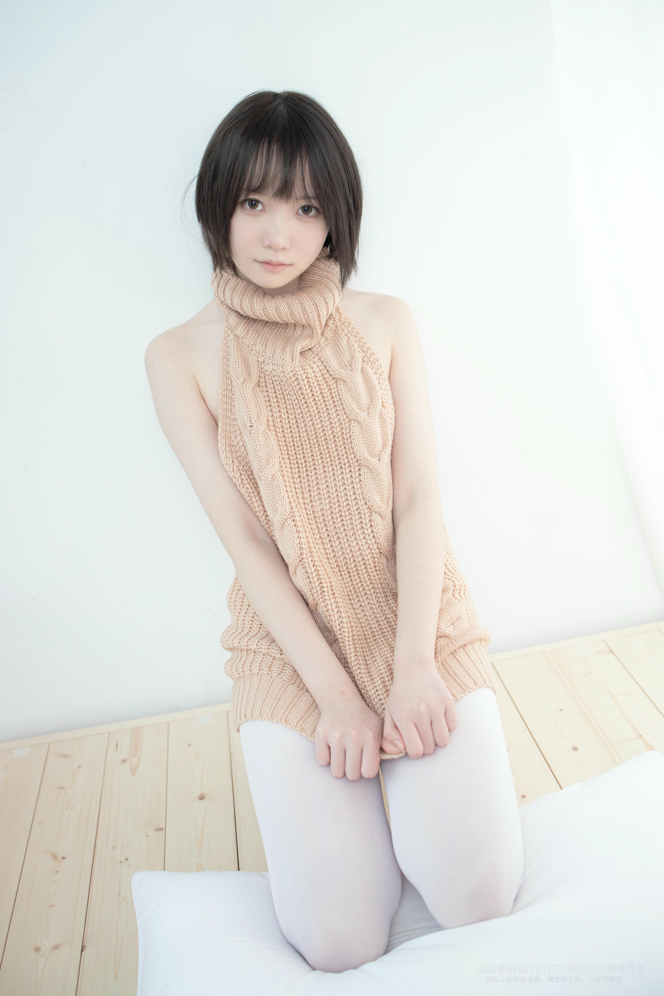森萝财团 LOVEPLUS-004 露背毛衣80D白丝 [97P1V-2.40GB]_第4集