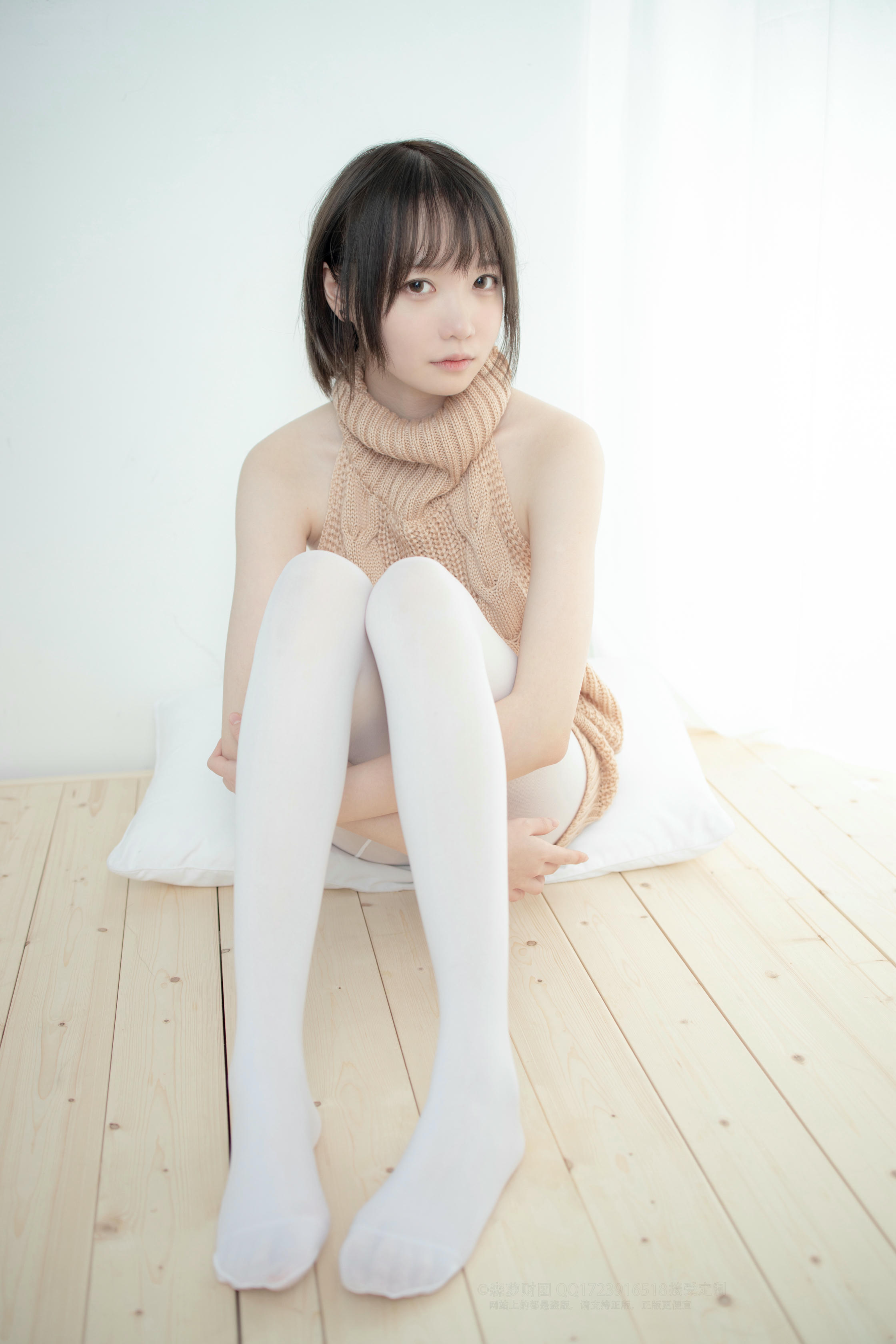 森萝财团 LOVEPLUS-004 露背毛衣80D白丝 [97P1V-2.40GB]_第4集