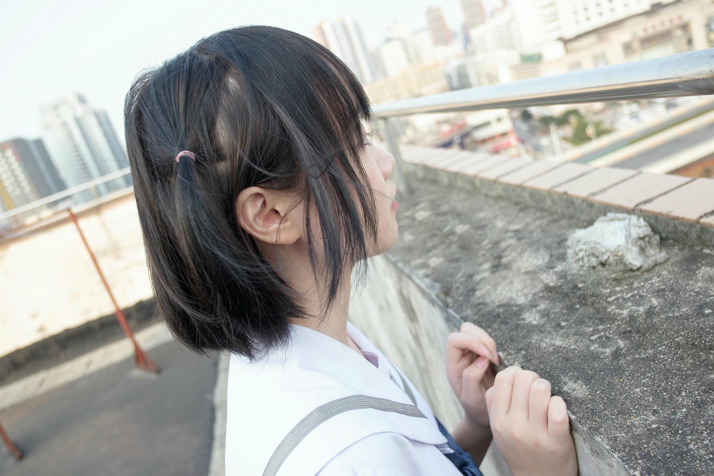 森萝财团 SSR-001 天台上的白丝 [74P-493MB]_第1集