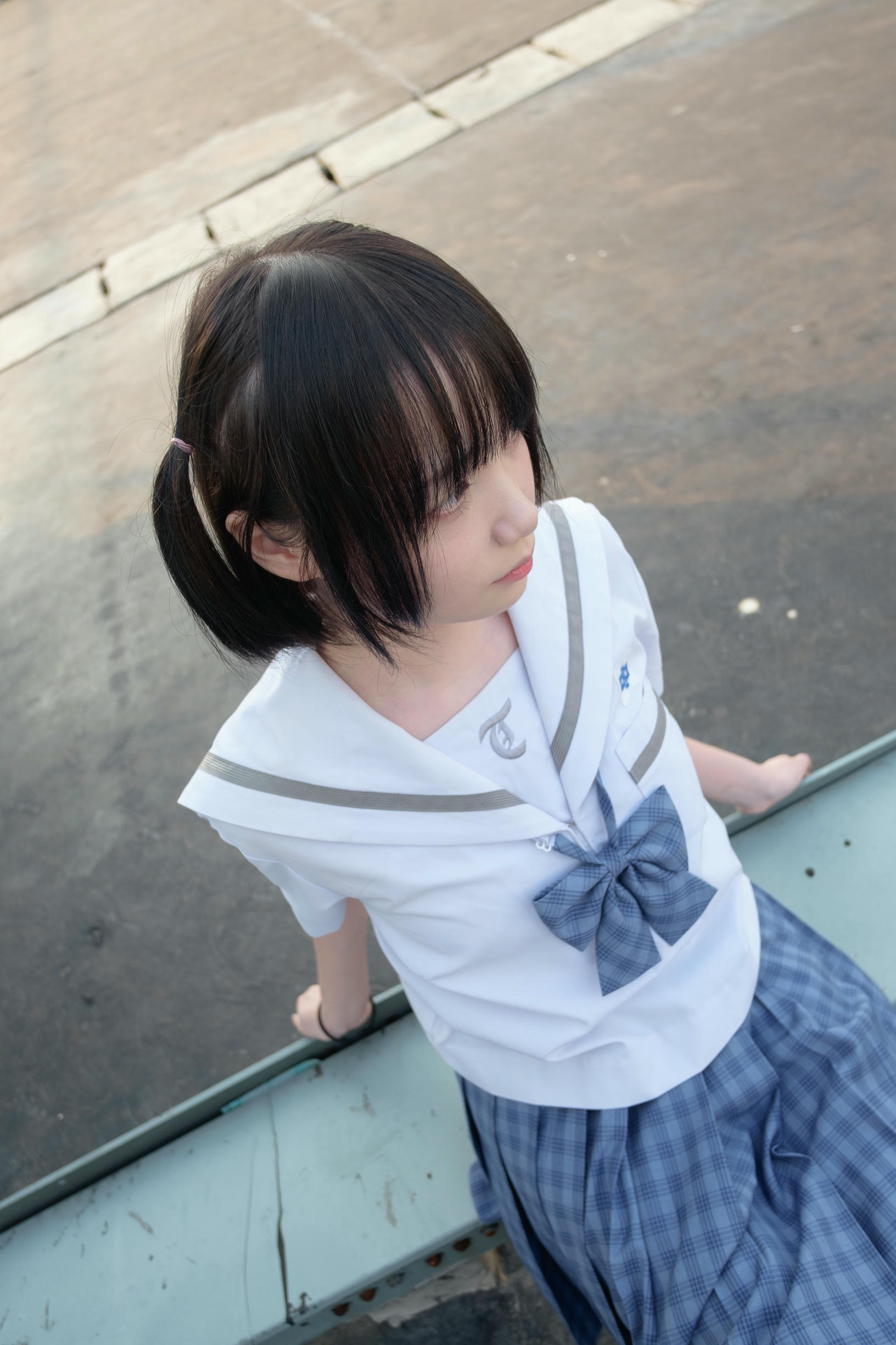 森萝财团 SSR-001 天台上的白丝 [74P-493MB]_第1集