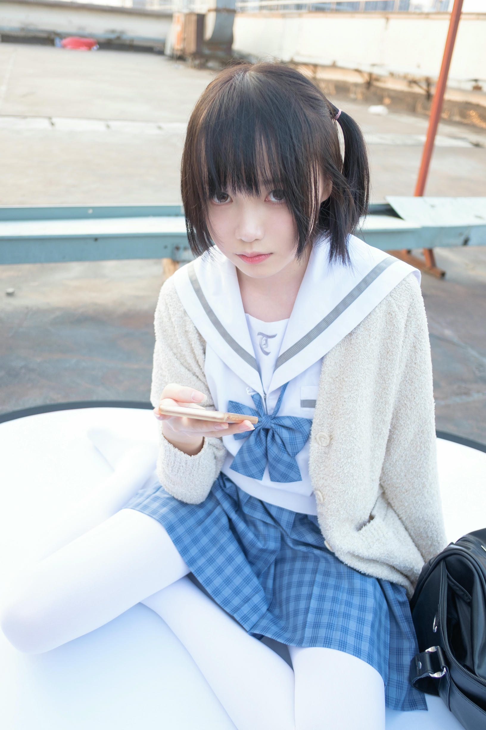 森萝财团 SSR-001 天台上的白丝 [74P-493MB]_第4集