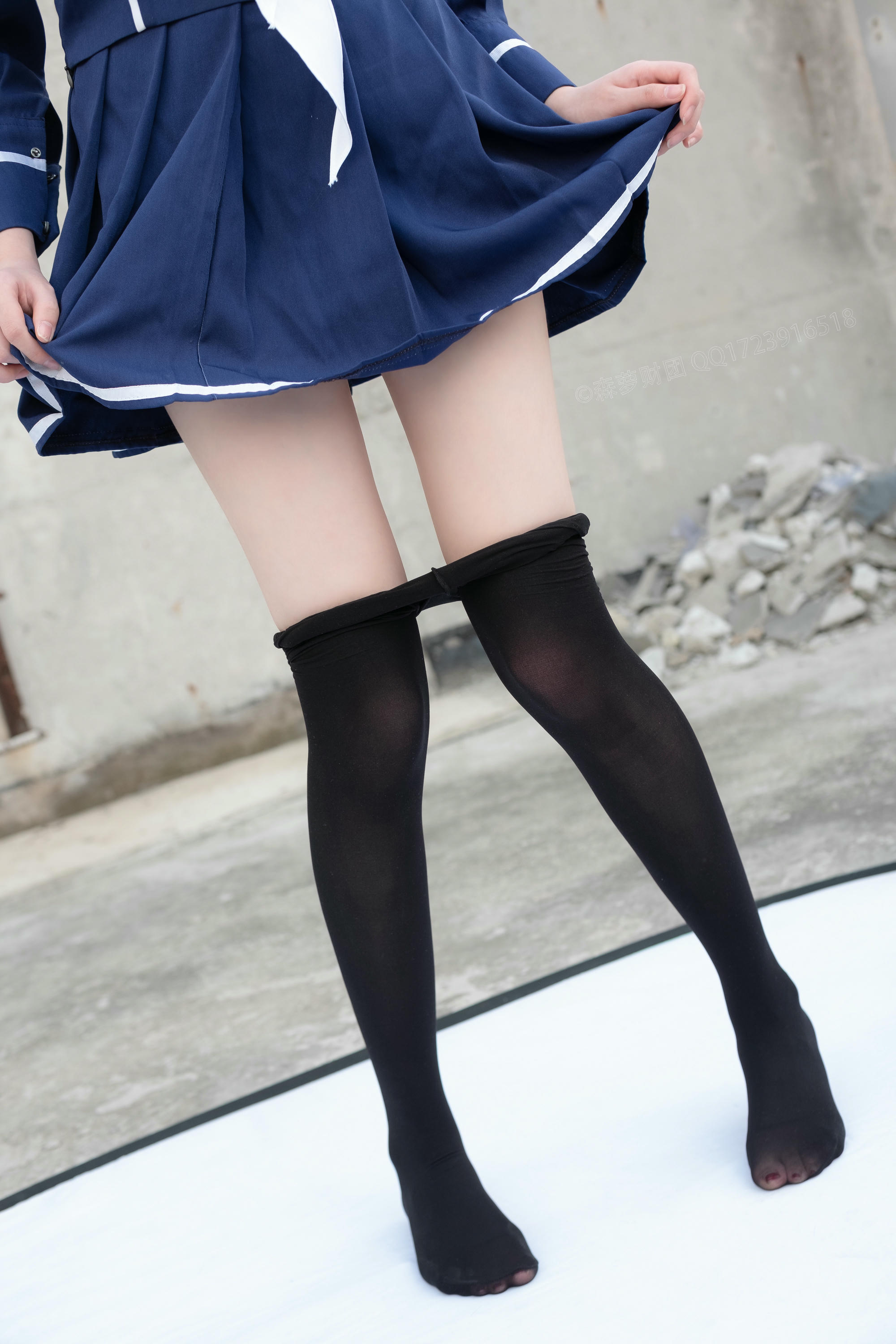 森萝财团 X-043 天台黑丝水手服 [110P1V-2.17GB]_第1集