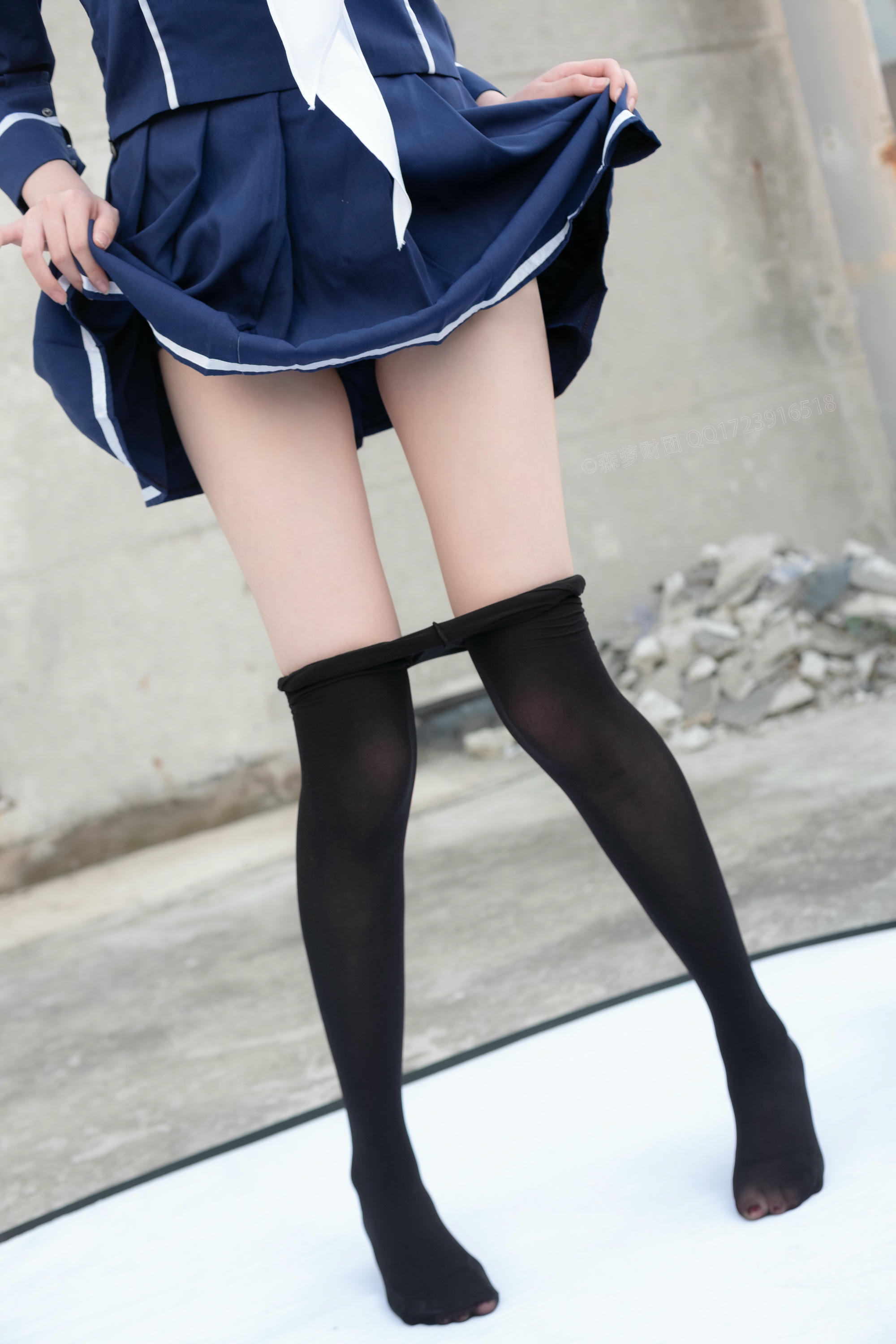 森萝财团 X-043 天台黑丝水手服 [110P1V-2.17GB]_第1集