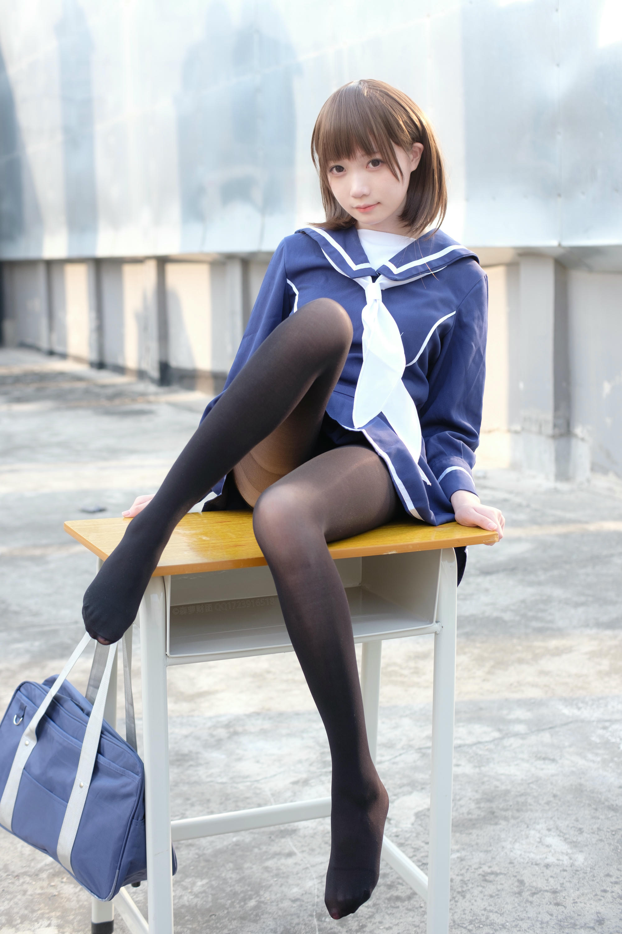森萝财团 X-043 天台黑丝水手服 [110P1V-2.17GB]_第3集