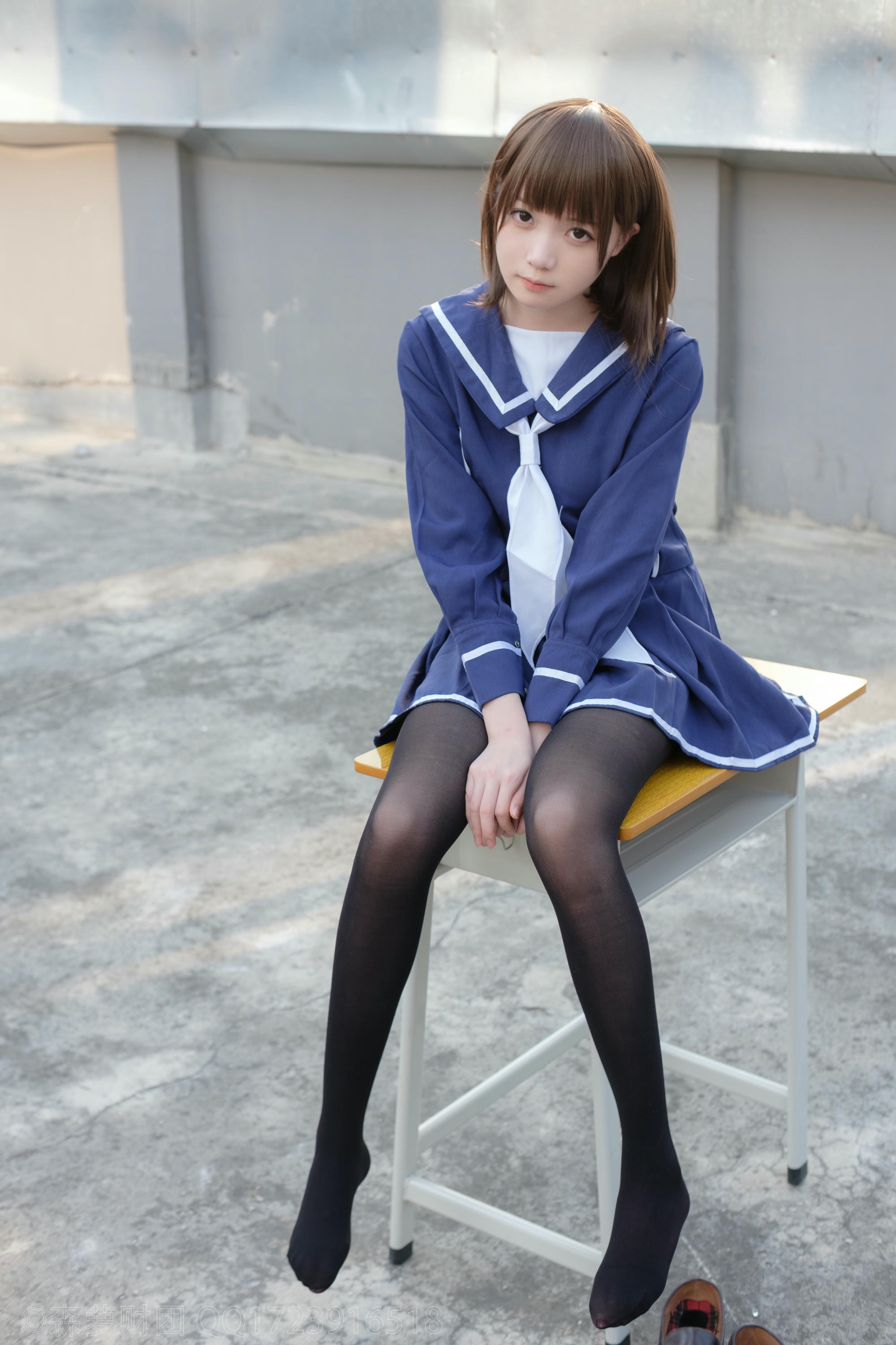 森萝财团 X-043 天台黑丝水手服 [110P1V-2.17GB]_第4集