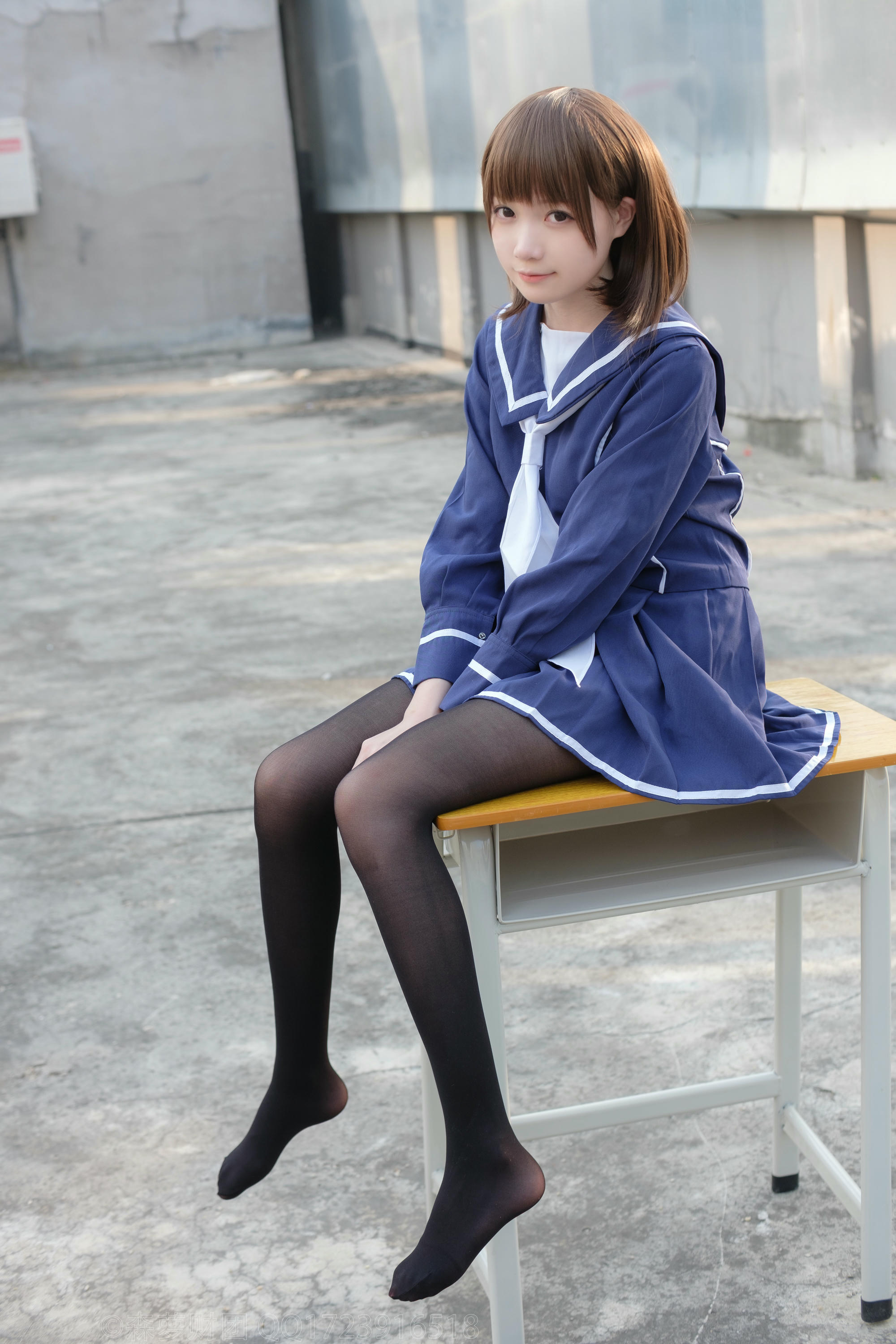 森萝财团 X-043 天台黑丝水手服 [110P1V-2.17GB]_第4集