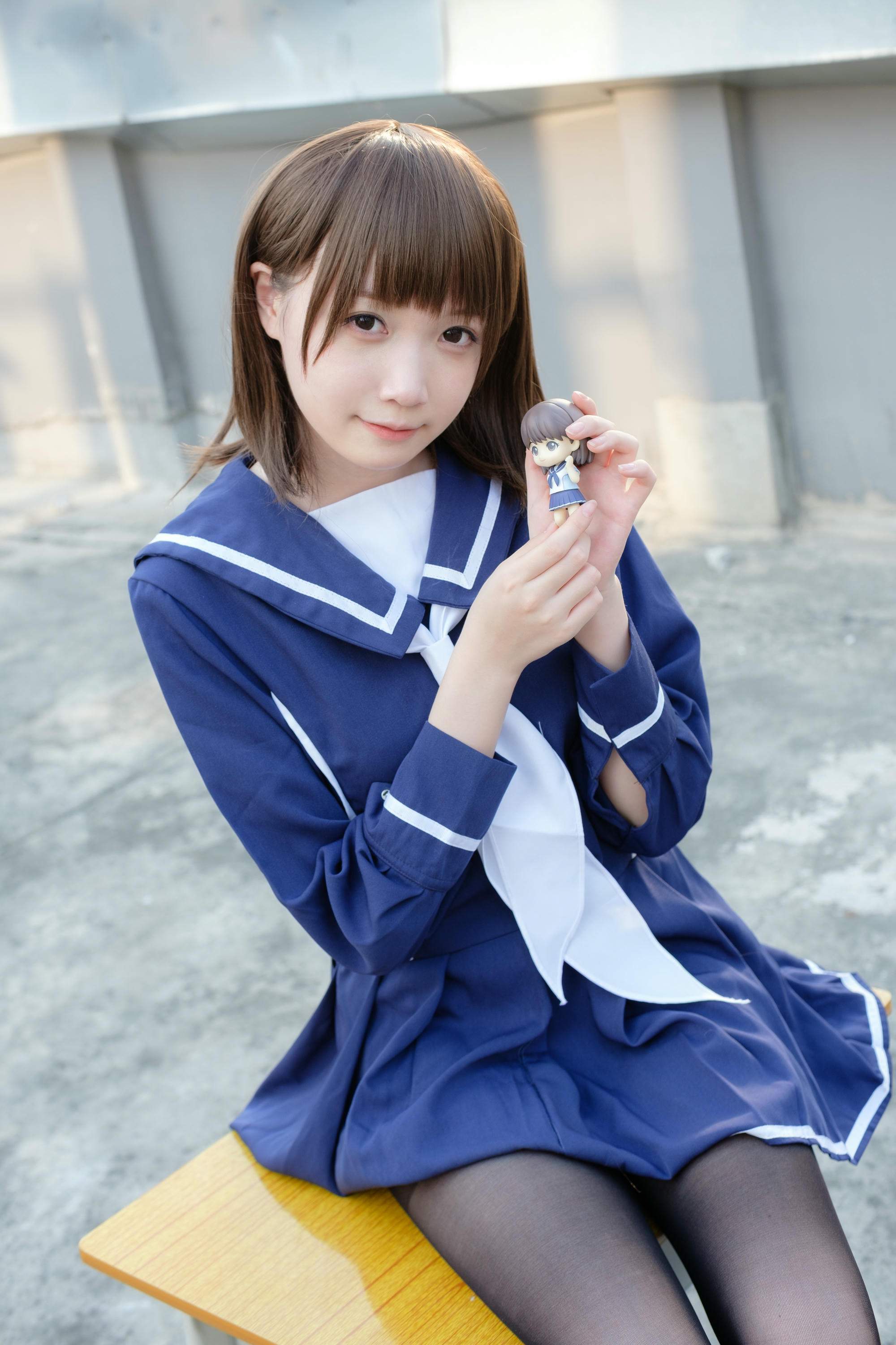 森萝财团 X-043 天台黑丝水手服 [110P1V-2.17GB]_第5集
