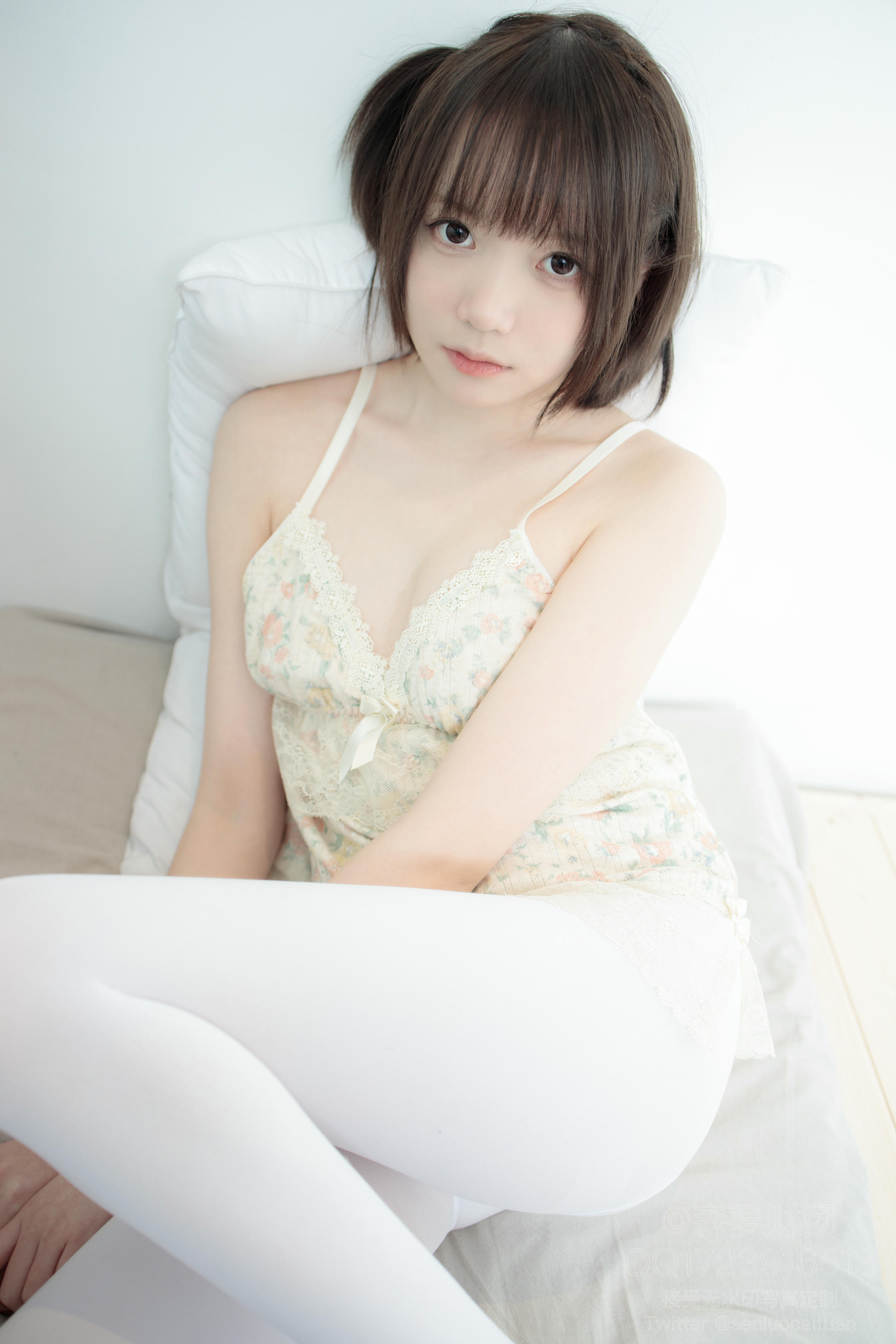 森萝财团 X-057 吊带短裙50D白丝 [83P1V-2.76GB]_第1集