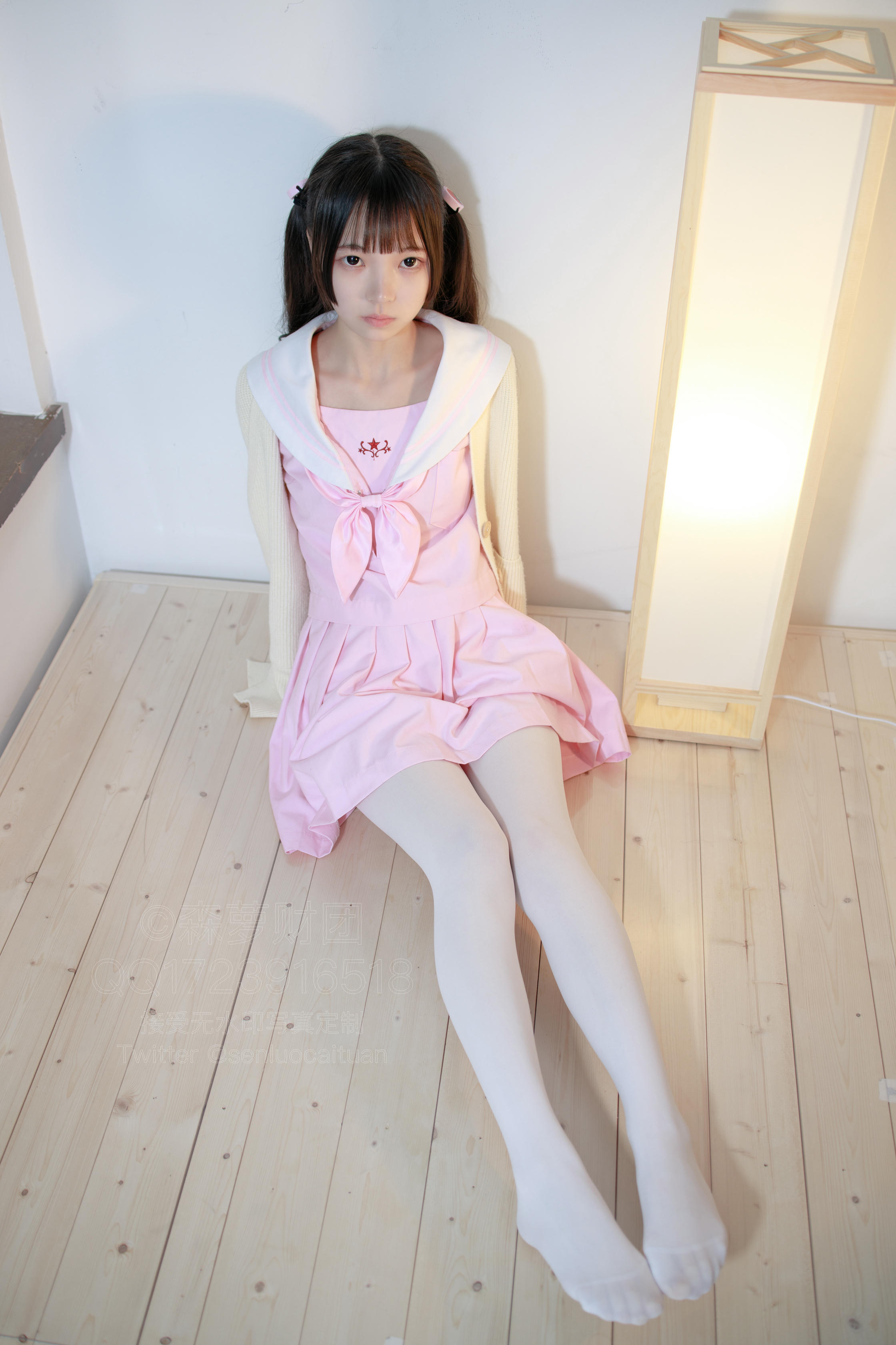 森萝财团 X-059 萝莉白丝80D [97P1V-2.52GB]_第2集