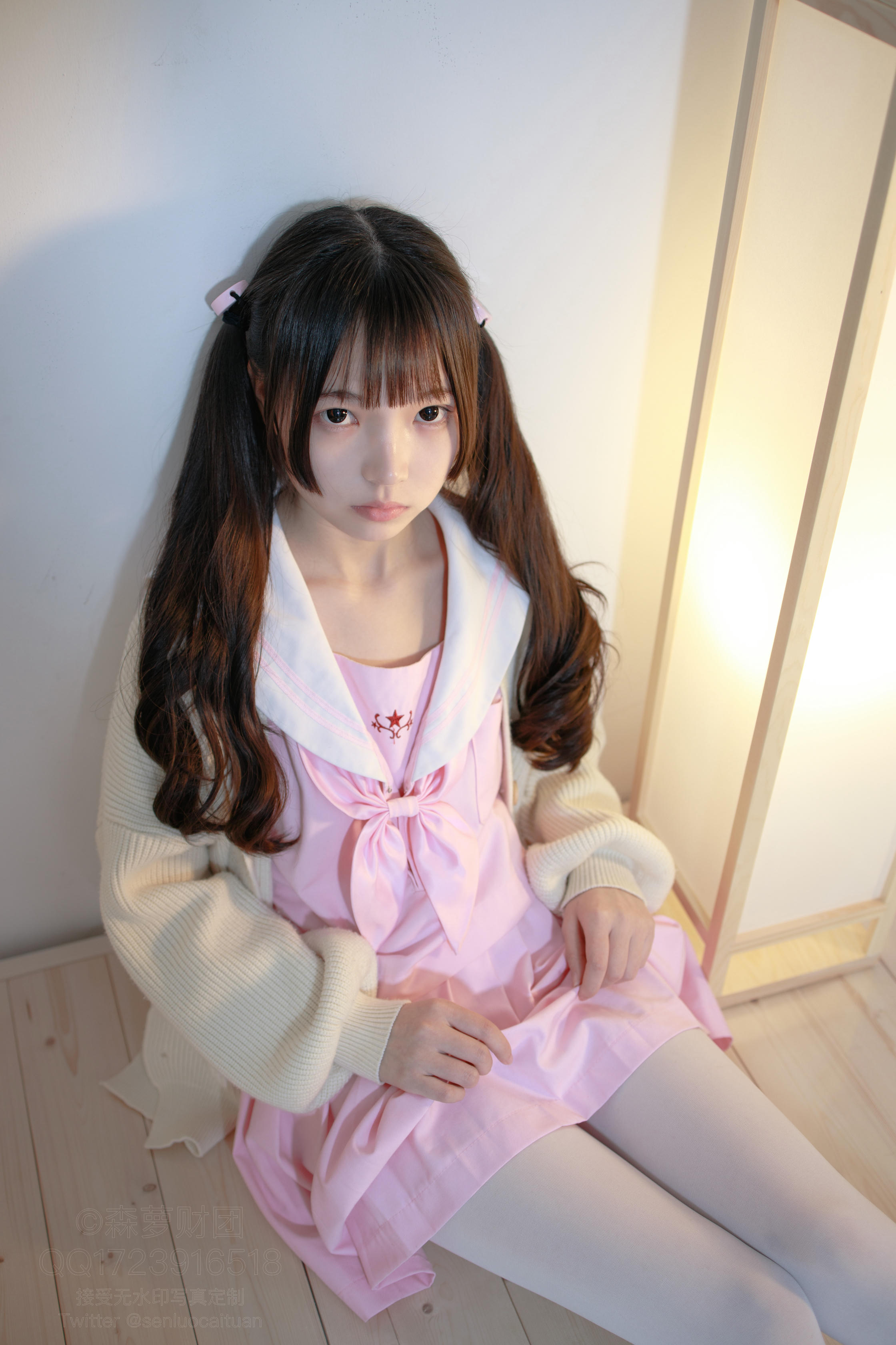 森萝财团 X-059 萝莉白丝80D [97P1V-2.52GB]_第2集