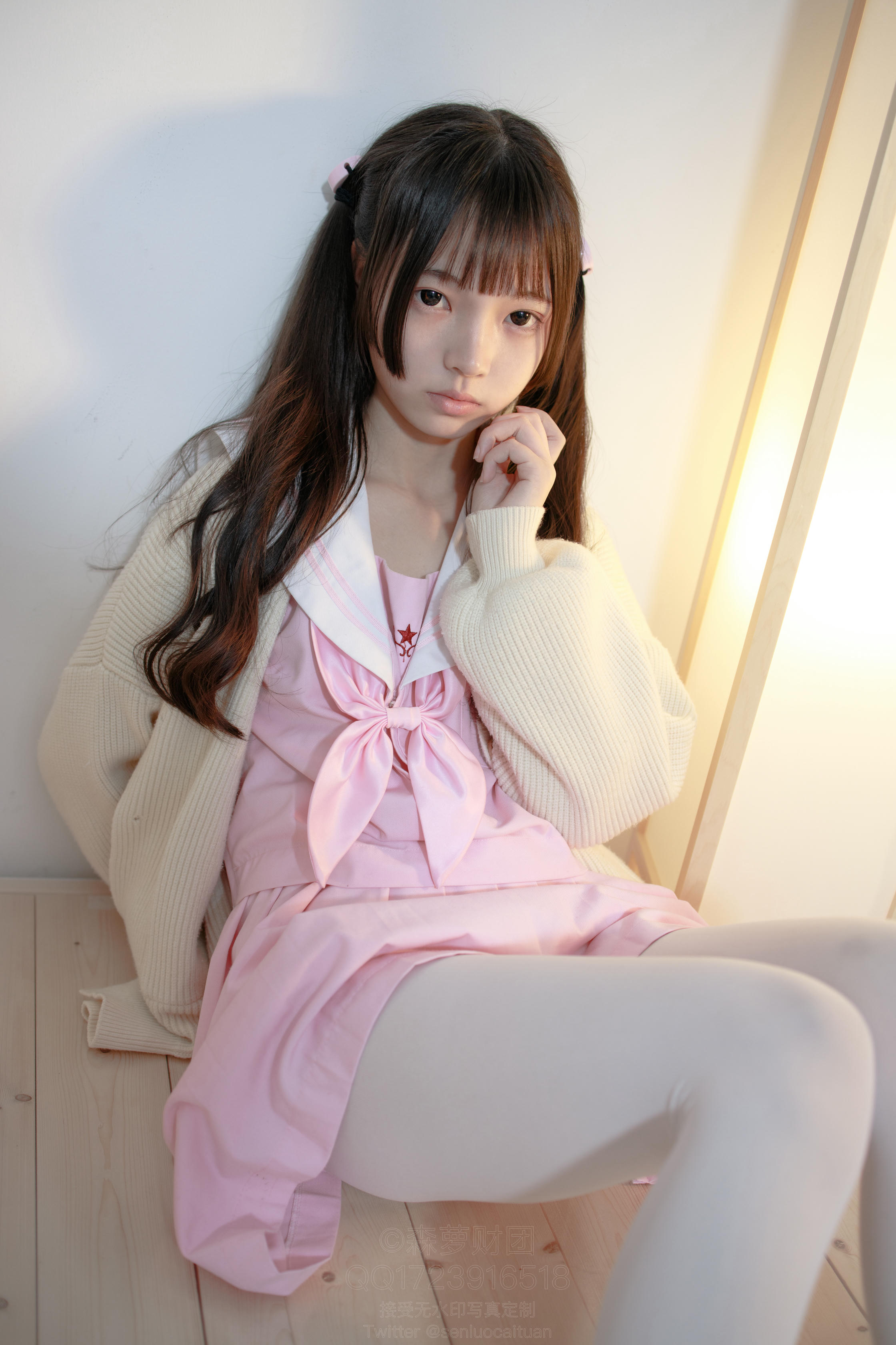 森萝财团 X-059 萝莉白丝80D [97P1V-2.52GB]_第3集