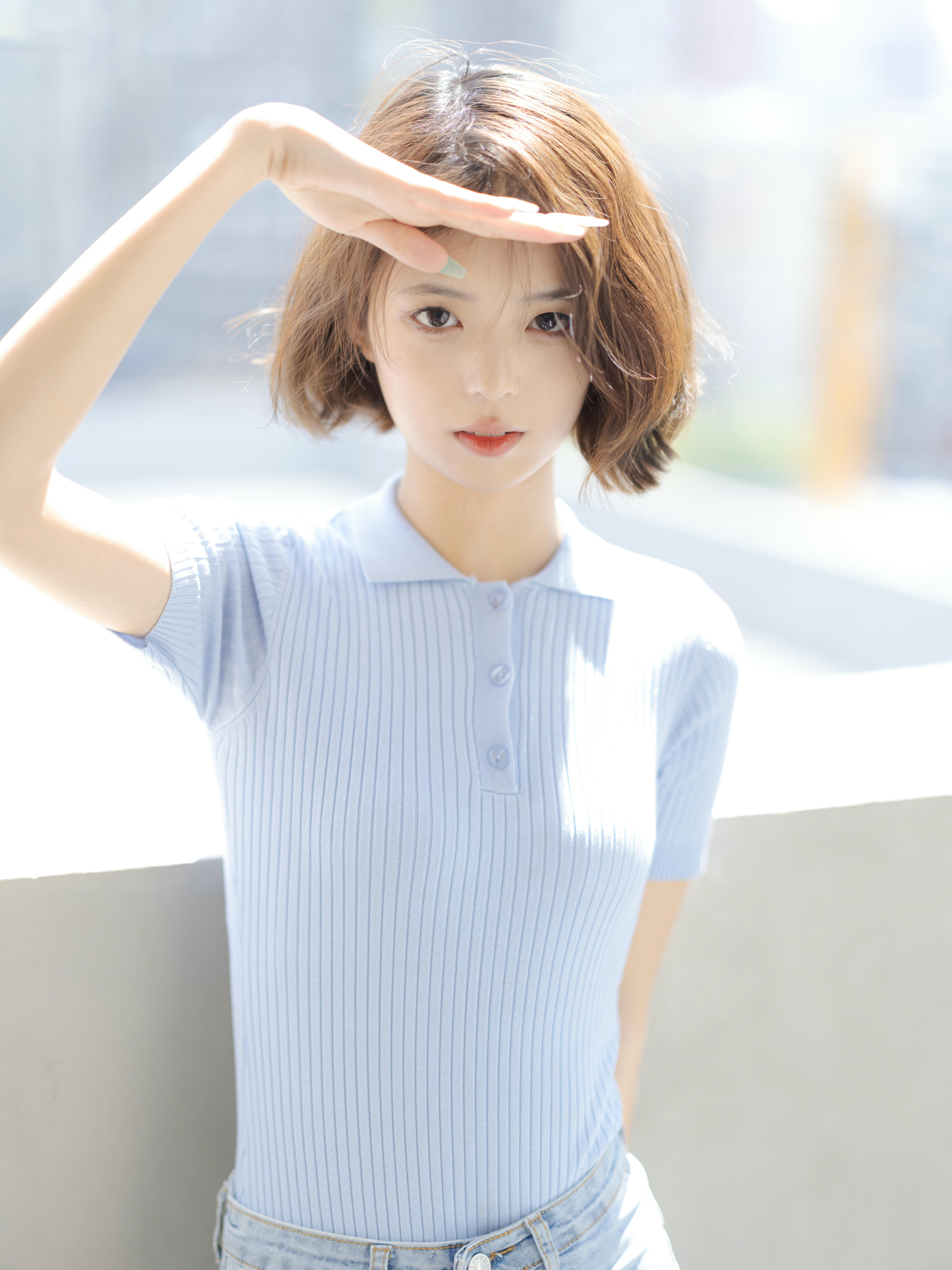 森萝财团 写真 媛媛 001 试拍 白丝 15D 超薄 超密植绒 [59P1V-3.20GB]_第1集