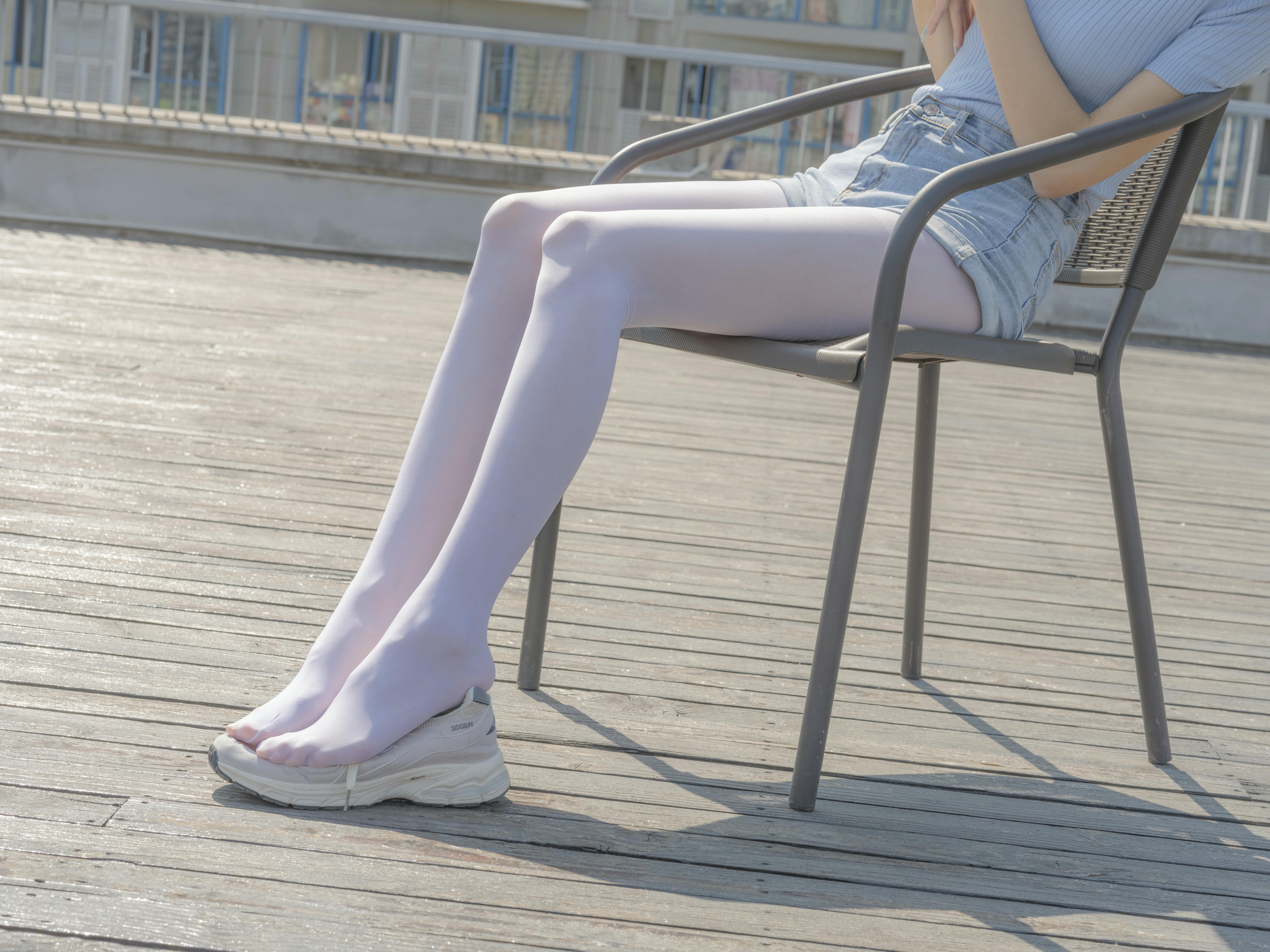 森萝财团 写真 媛媛 001 试拍 白丝 15D 超薄 超密植绒 [59P1V-3.20GB]_第2集