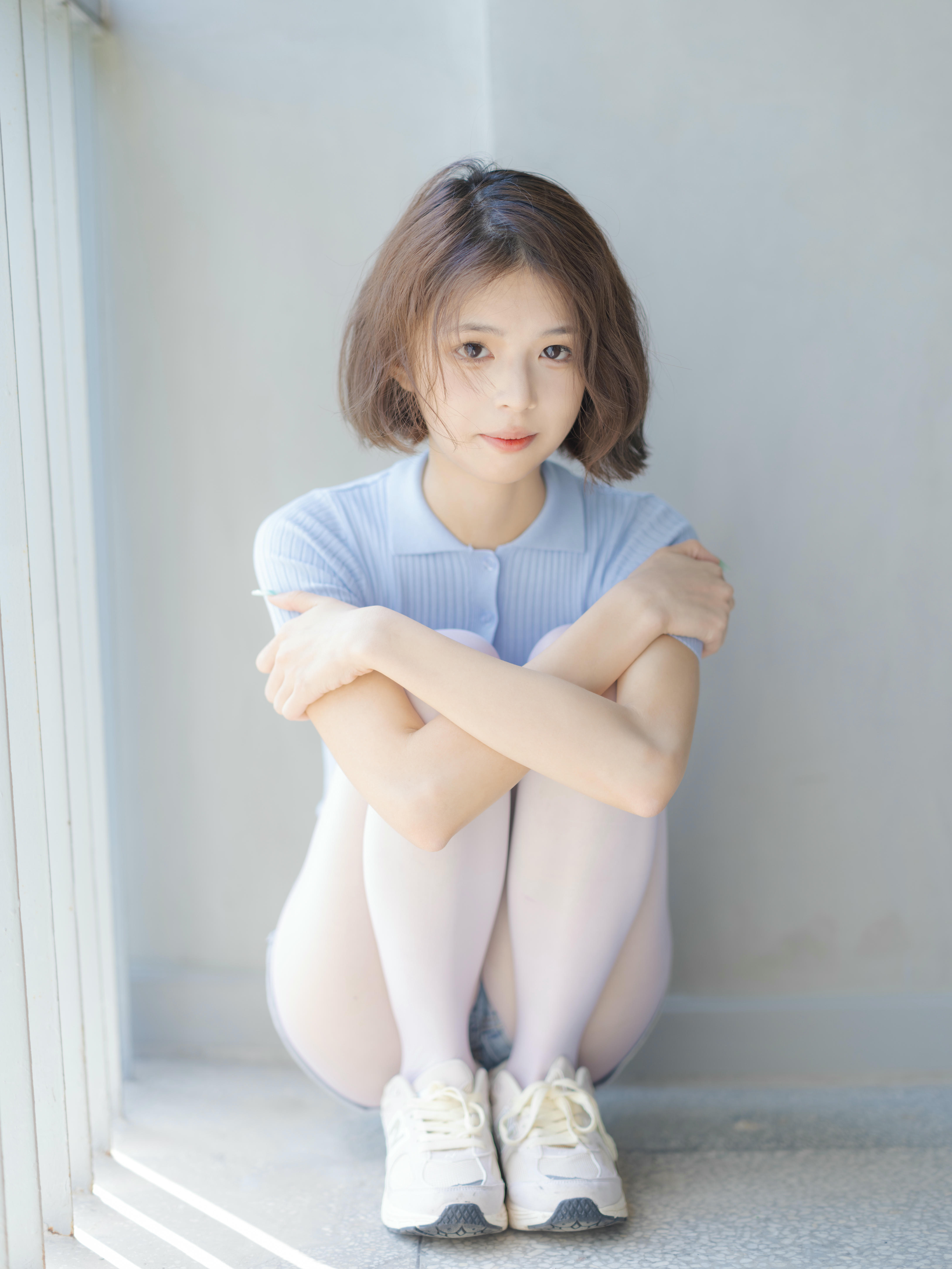 森萝财团 写真 媛媛 001 试拍 白丝 15D 超薄 超密植绒 [59P1V-3.20GB]_第1集