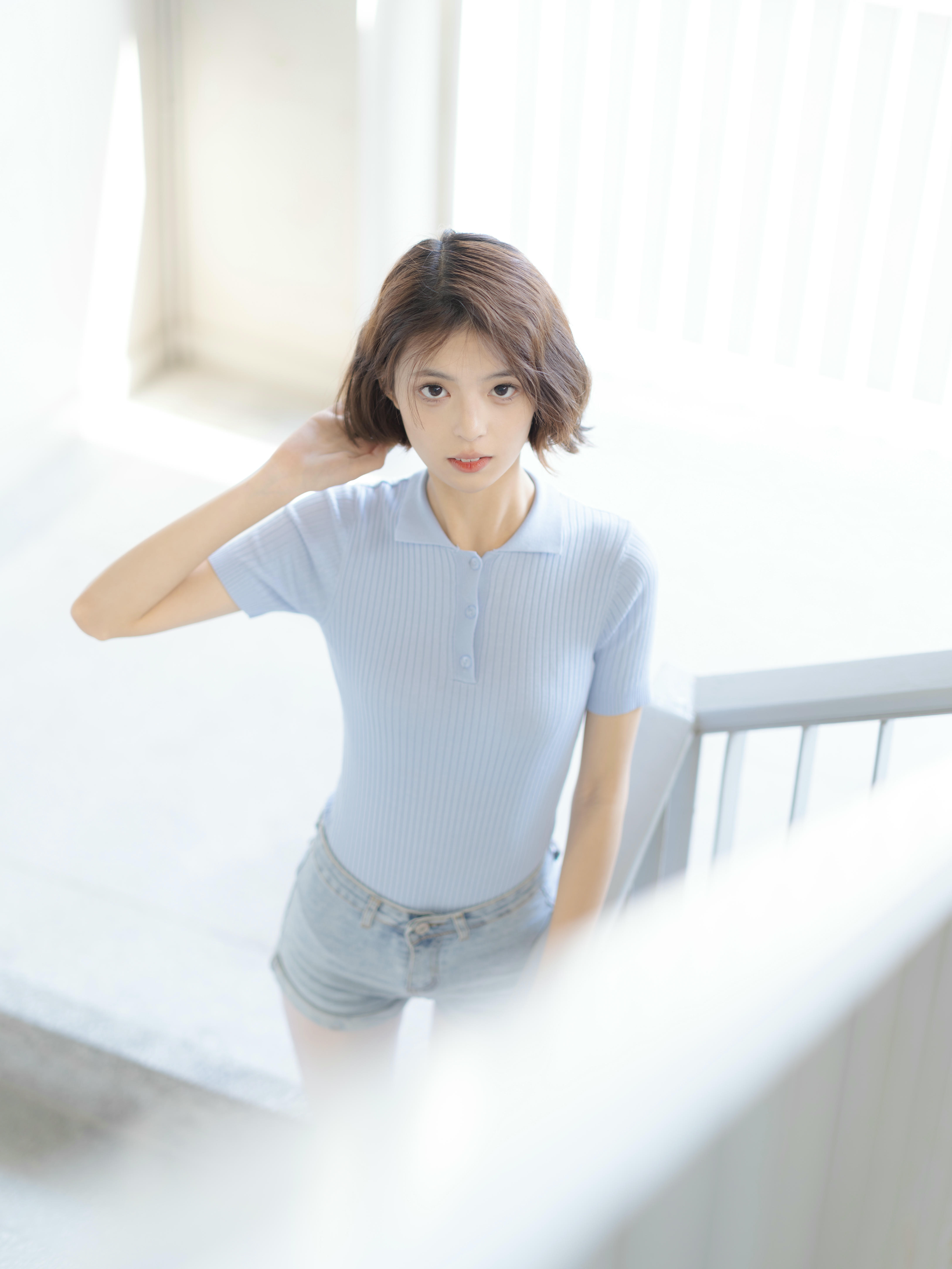 森萝财团 写真 媛媛 001 试拍 白丝 15D 超薄 超密植绒 [59P1V-3.20GB]_第3集