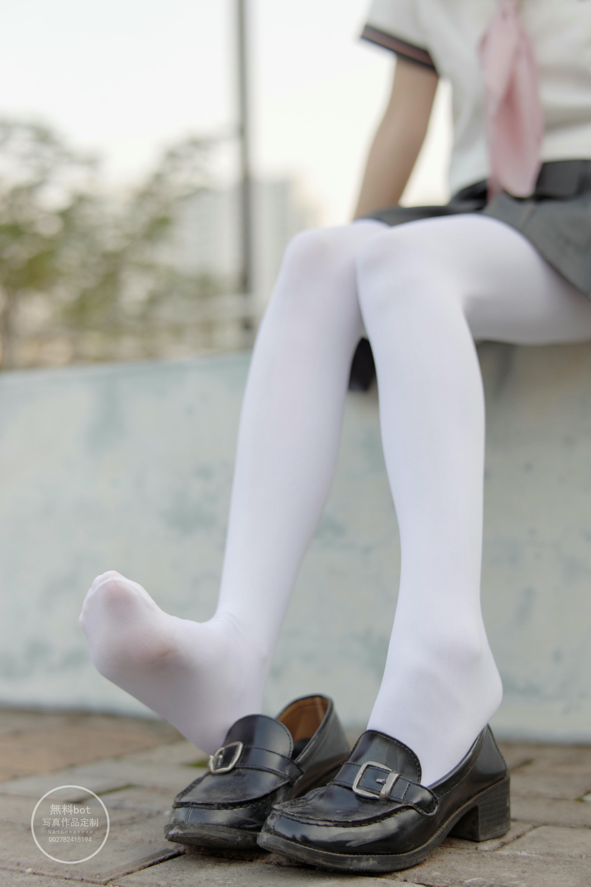 森萝财团 有料 NO.006 依依 户外白丝JK制服 [90P／1.23G]_第3集