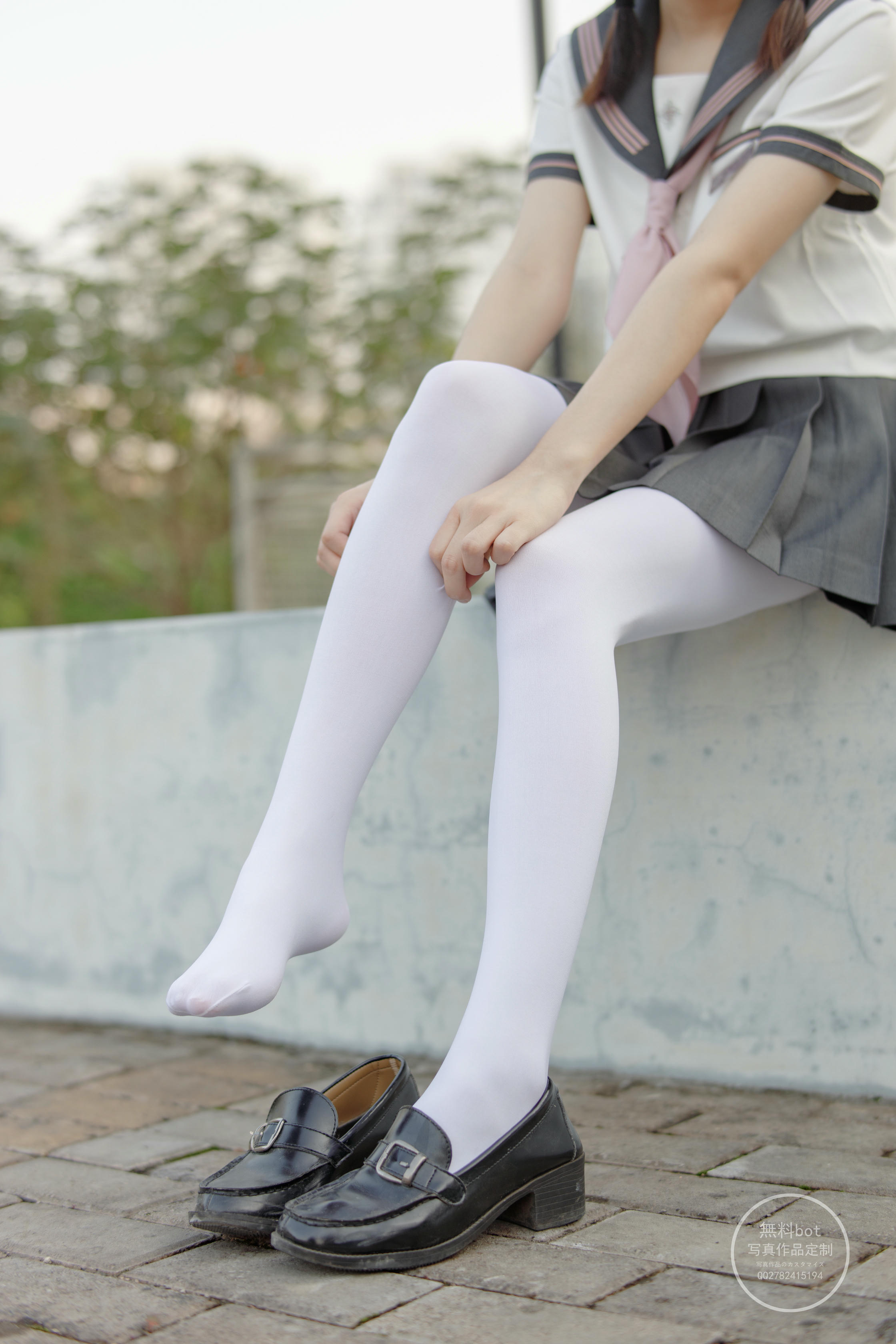 森萝财团 有料 NO.006 依依 户外白丝JK制服 [90P／1.23G]_第3集
