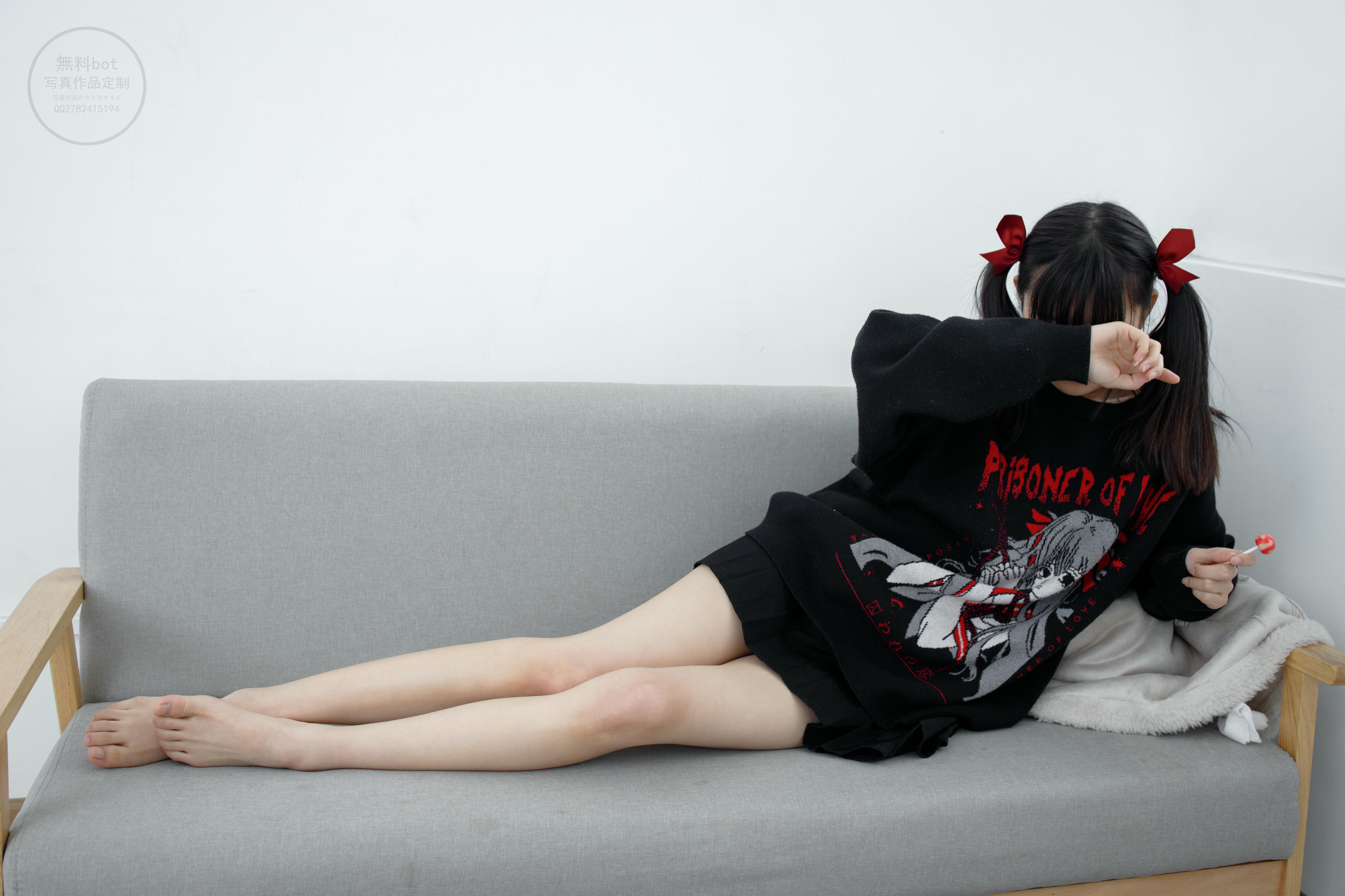 森萝财团 有料 NO.020 小奶糕Milky 双马尾美少女的白丝美腿 [86P／1.15G]_第2集