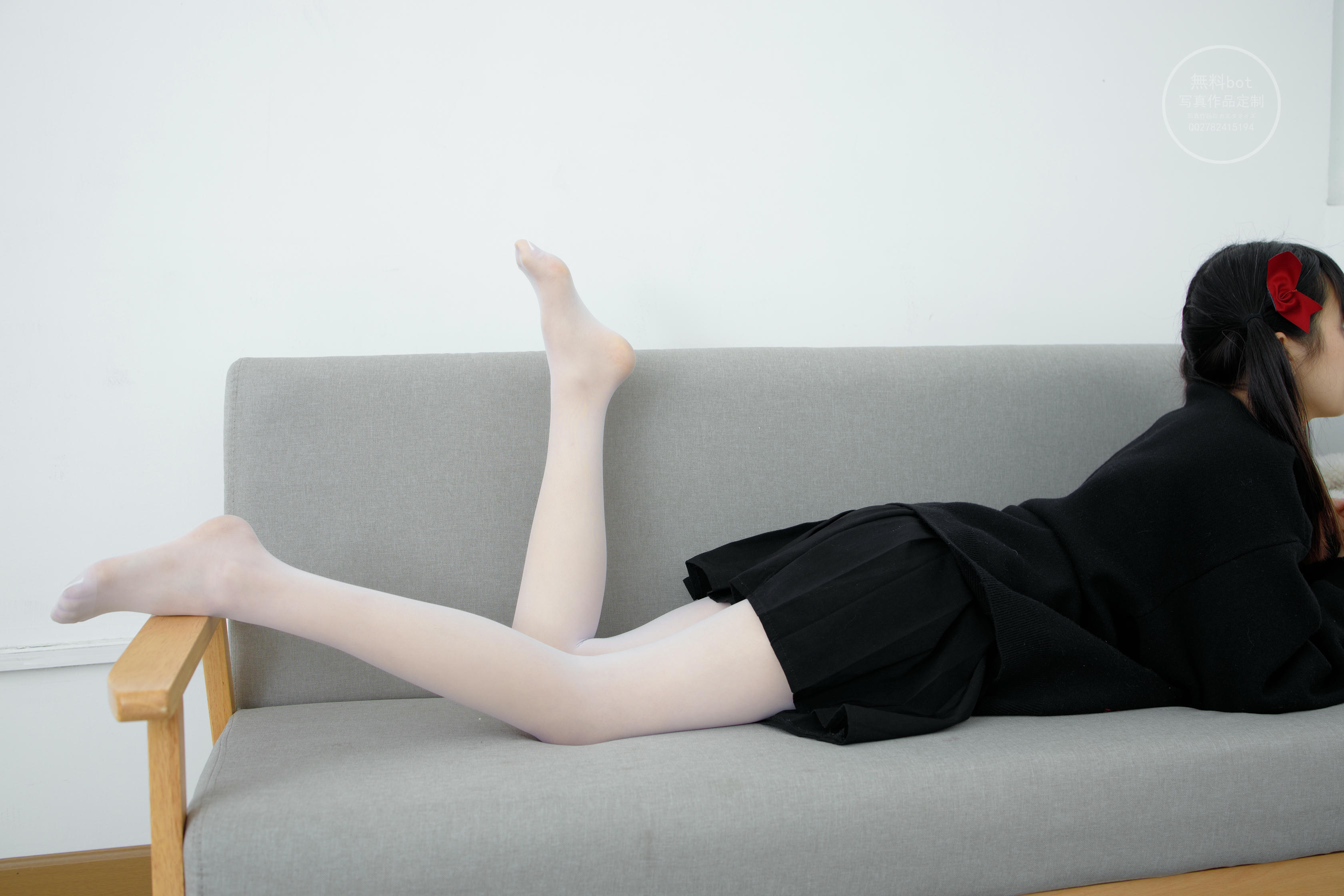 森萝财团 有料 NO.020 小奶糕Milky 双马尾美少女的白丝美腿 [86P／1.15G]_第4集