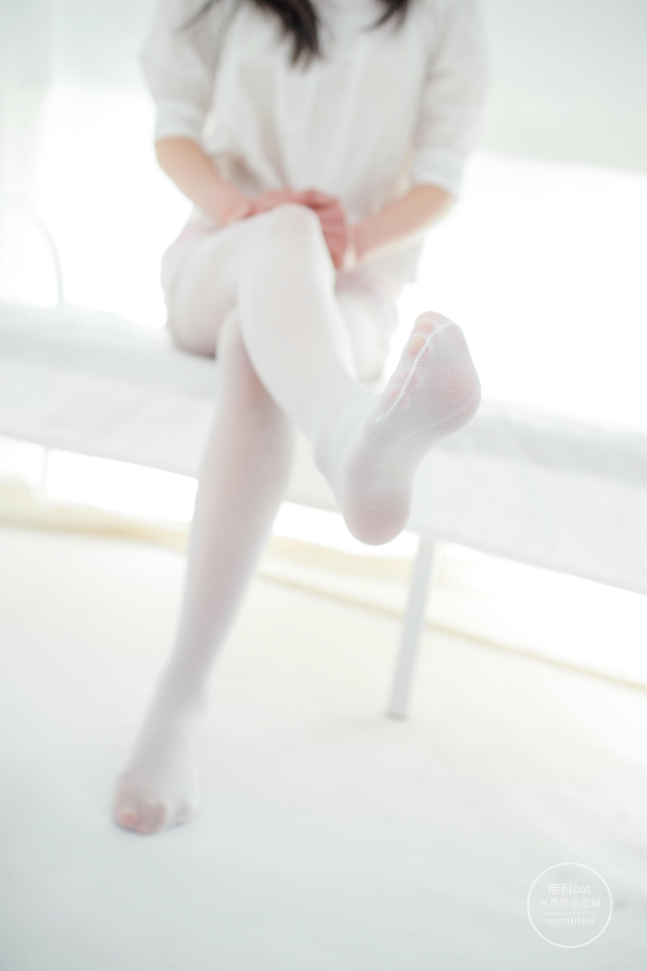 森萝财团 有料 NO.023 吸吸 小清新少女的私房白丝 [53P+1V／6.05G]_第1集