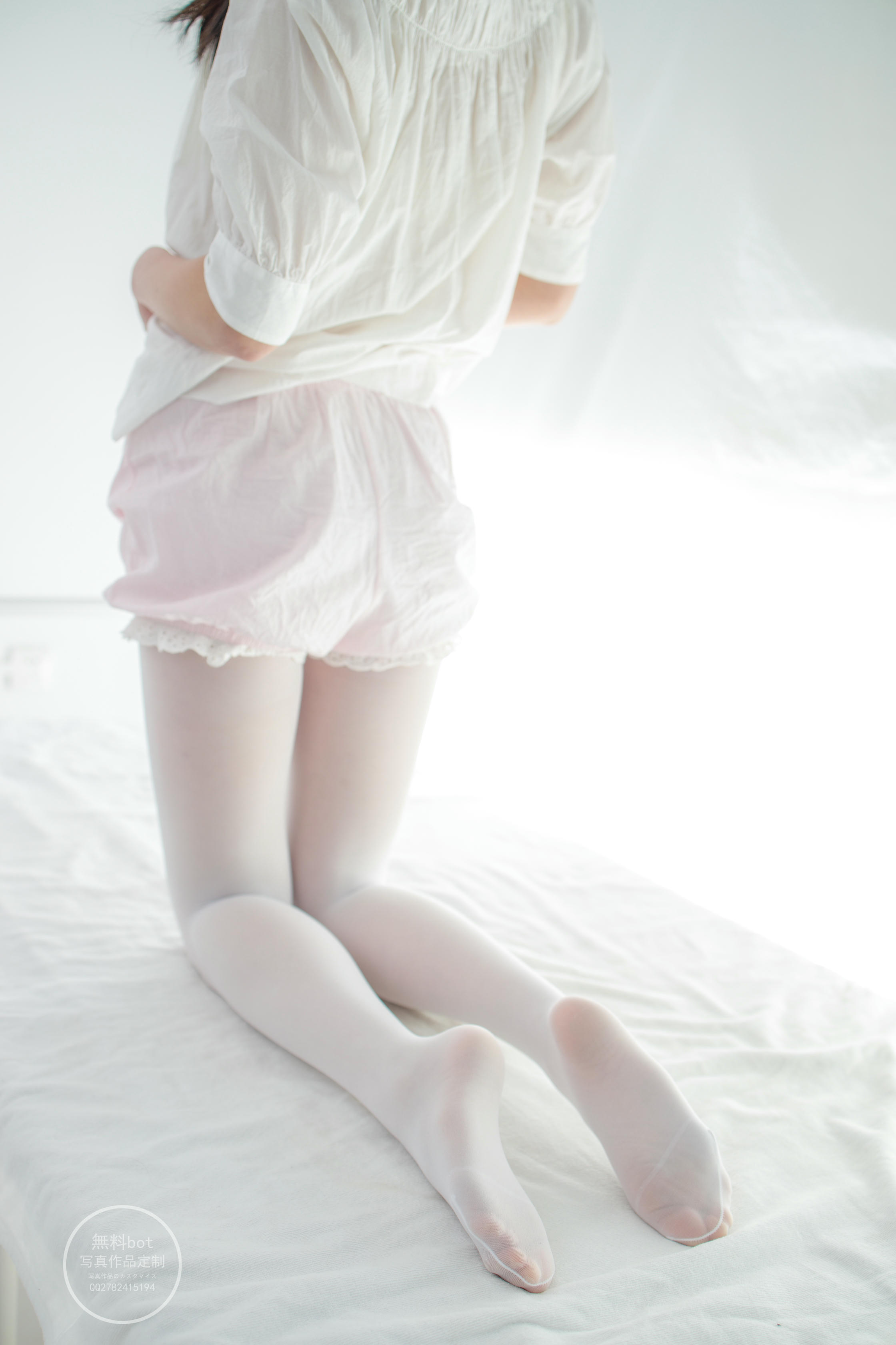 森萝财团 有料 NO.023 吸吸 小清新少女的私房白丝 [53P+1V／6.05G]_第2集