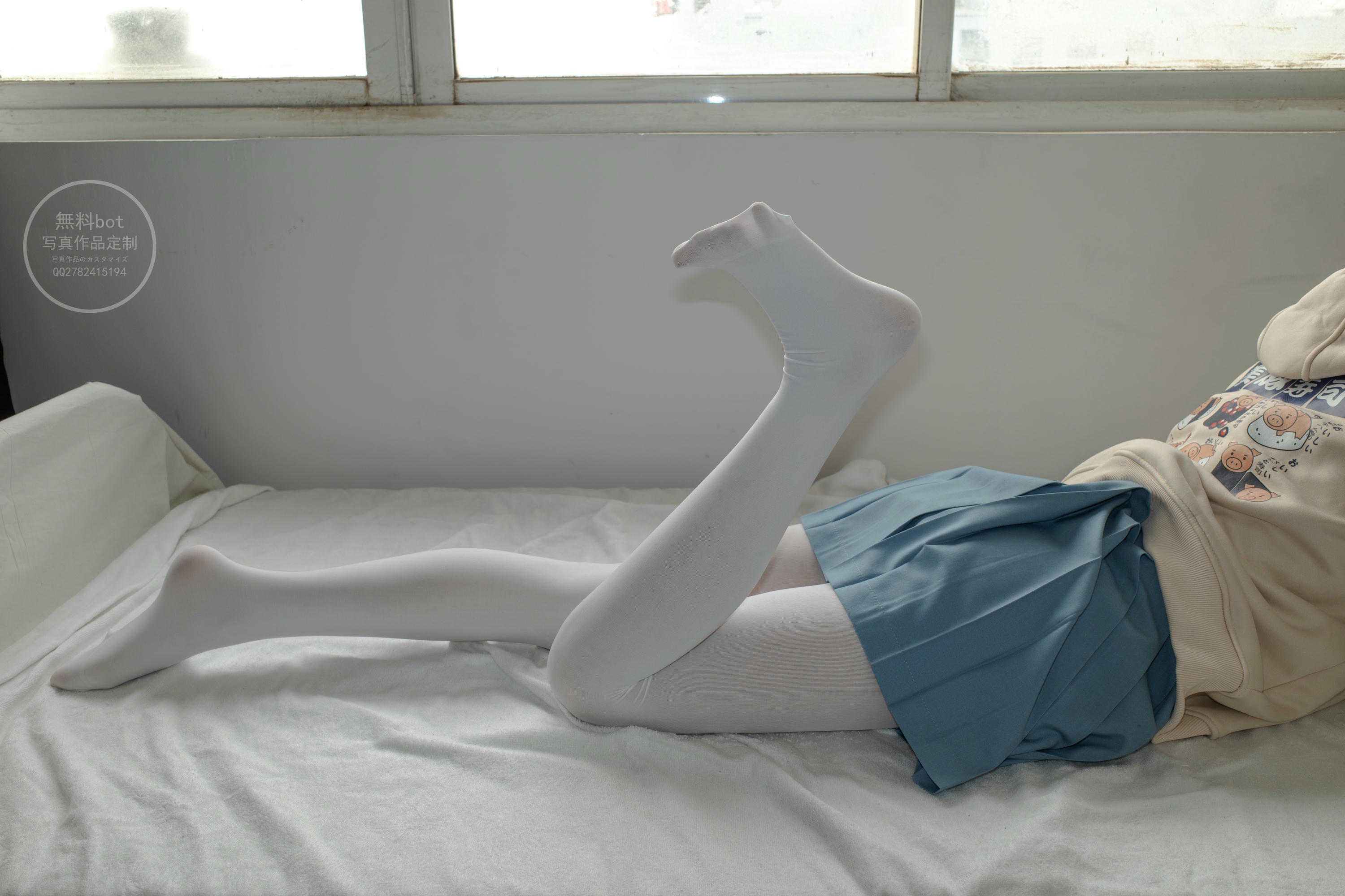 森萝财团 有料 NO.024 小香 阴暗小房间里的白丝双马尾萝莉 [84P／999MB]_第2集