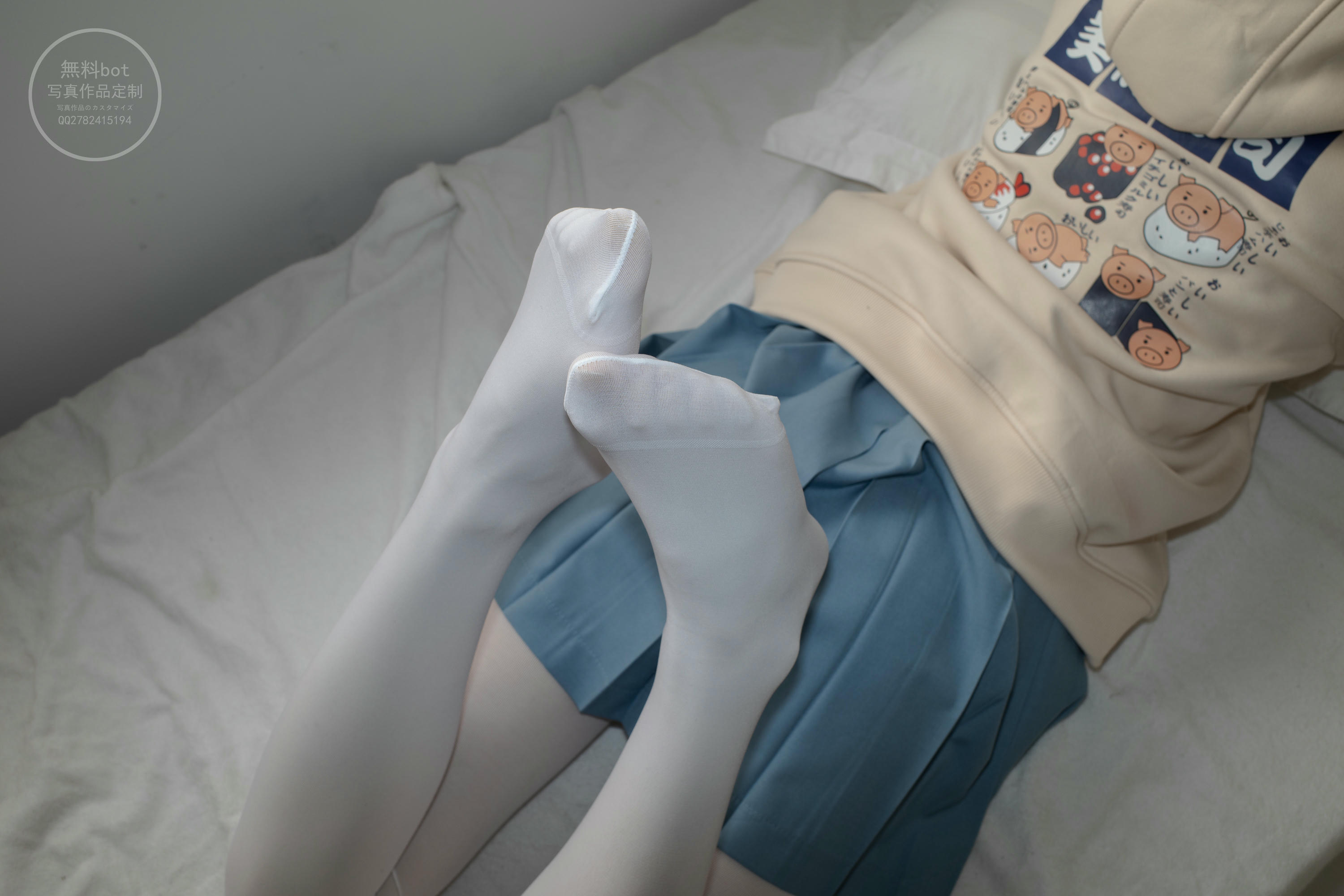 森萝财团 有料 NO.024 小香 阴暗小房间里的白丝双马尾萝莉 [84P／999MB]_第2集