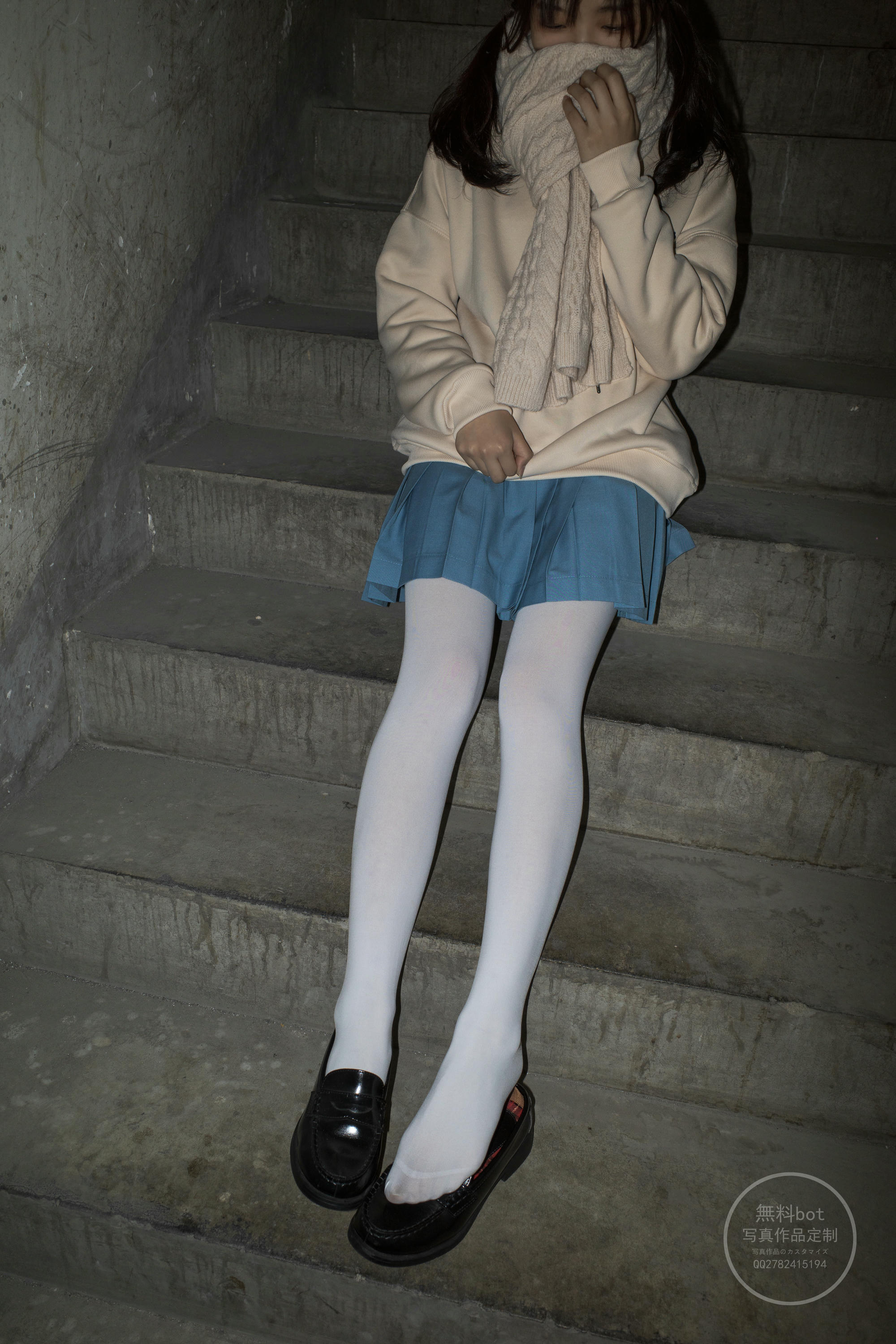 森萝财团 有料 NO.024 小香 阴暗小房间里的白丝双马尾萝莉 [84P／999MB]_第3集